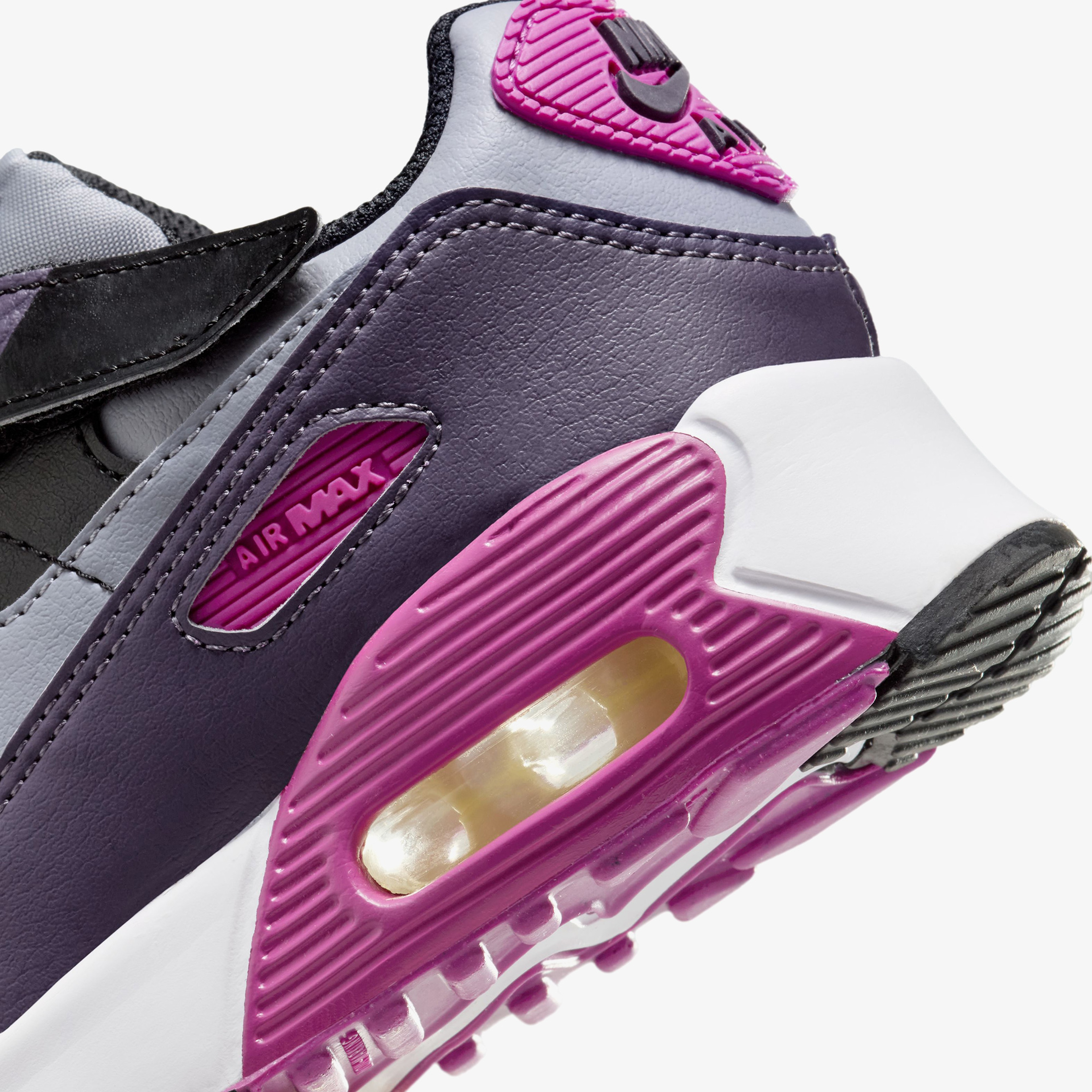 Nike Air Max 90 EasyOn Çocuk Gri Spor Ayakkabı