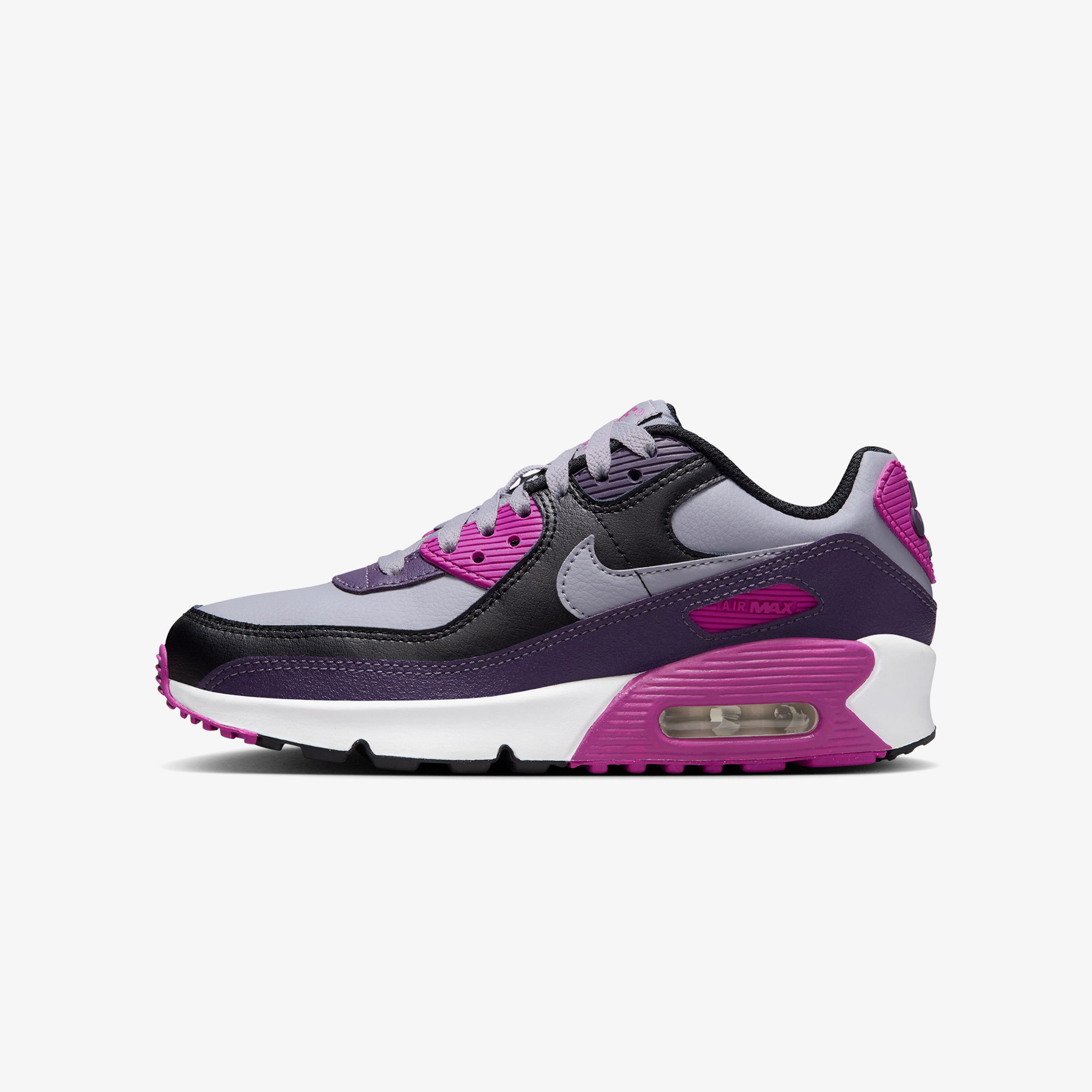 Nike Air Max 90 Genç Gri Spor Ayakkabı