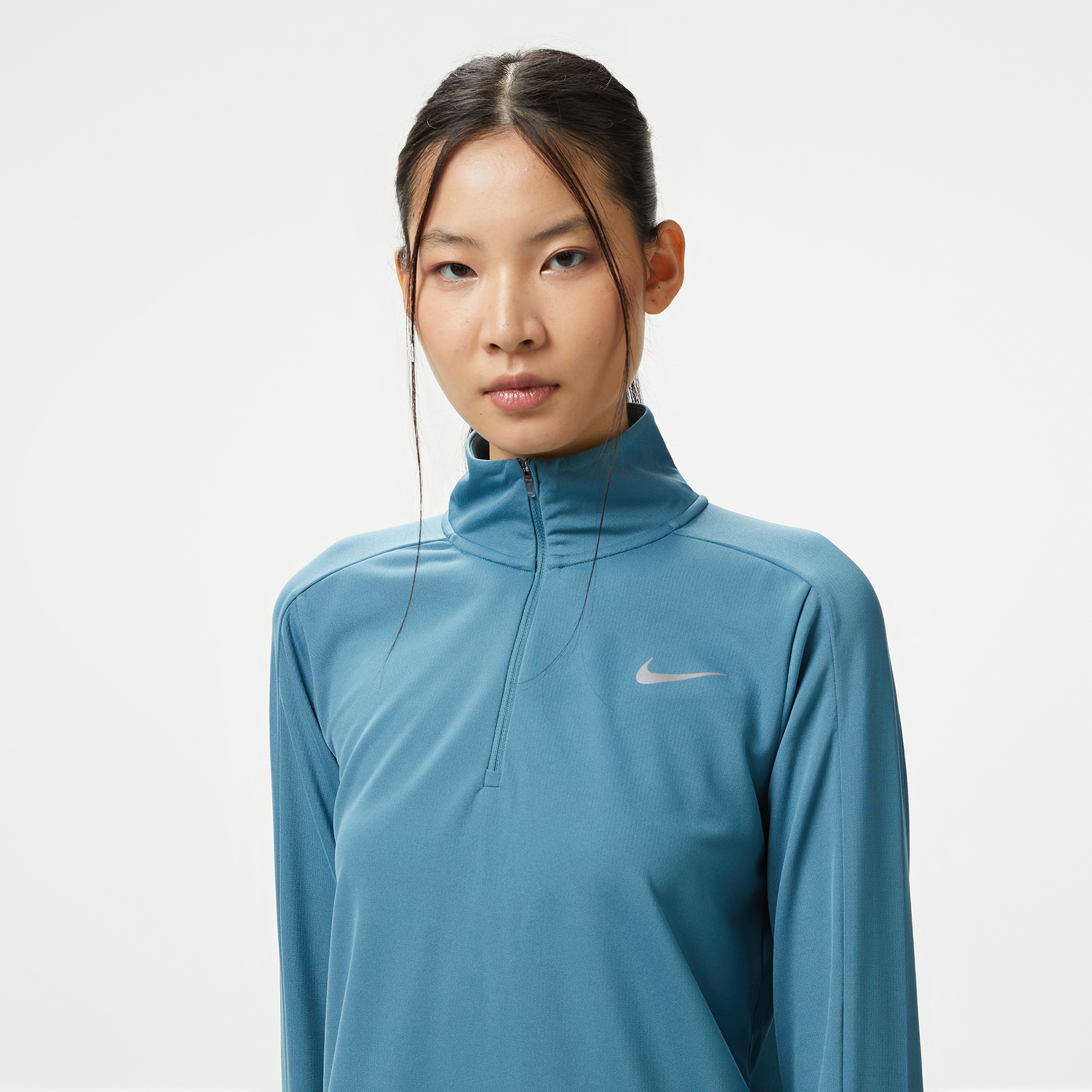 Nike Long Sleeve Top Kadın Mavi Sweatshirt