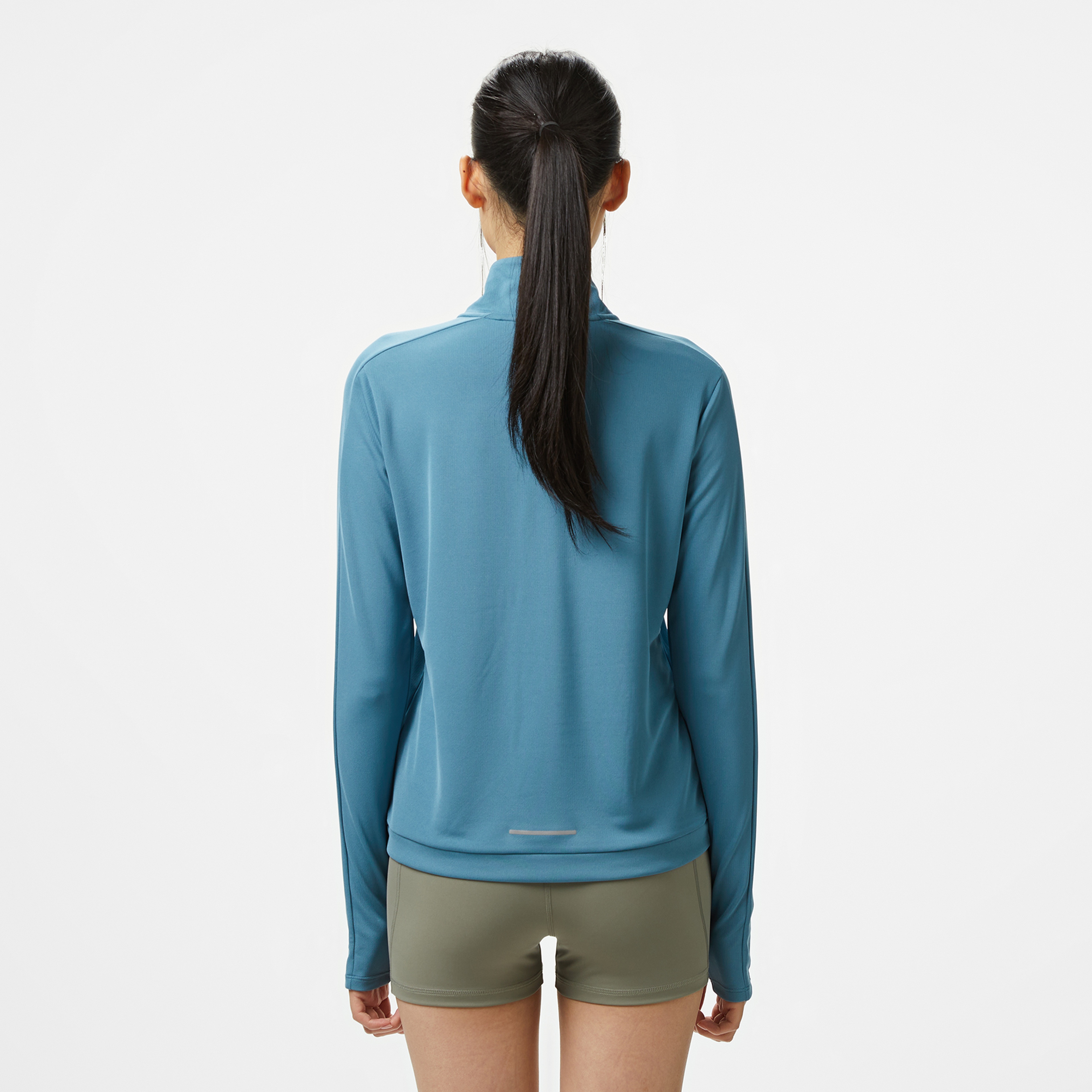 Nike Long Sleeve Top Kadın Mavi Sweatshirt