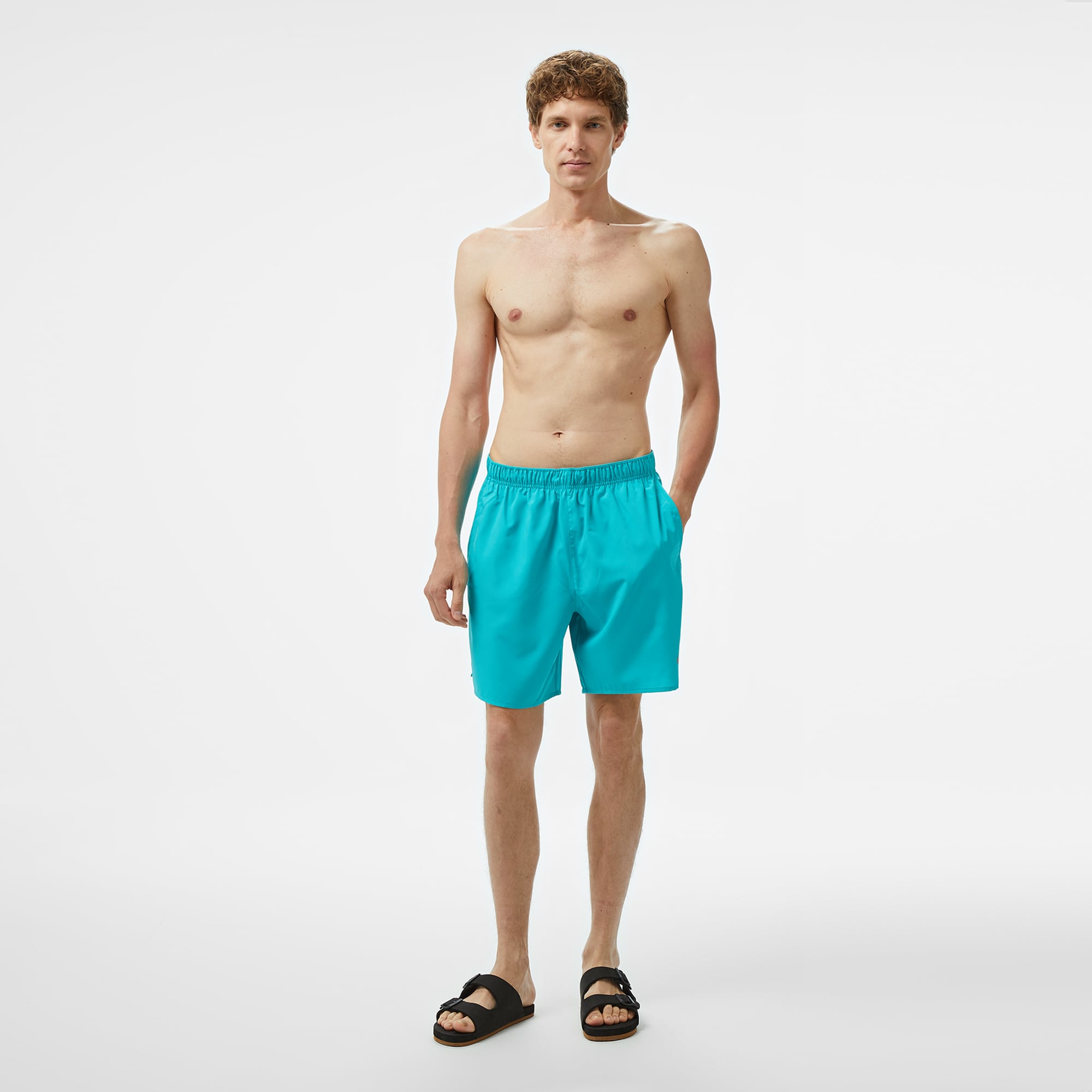 Nike Dri-Fit Challenger 18 cm Erkek Yeşil Şort