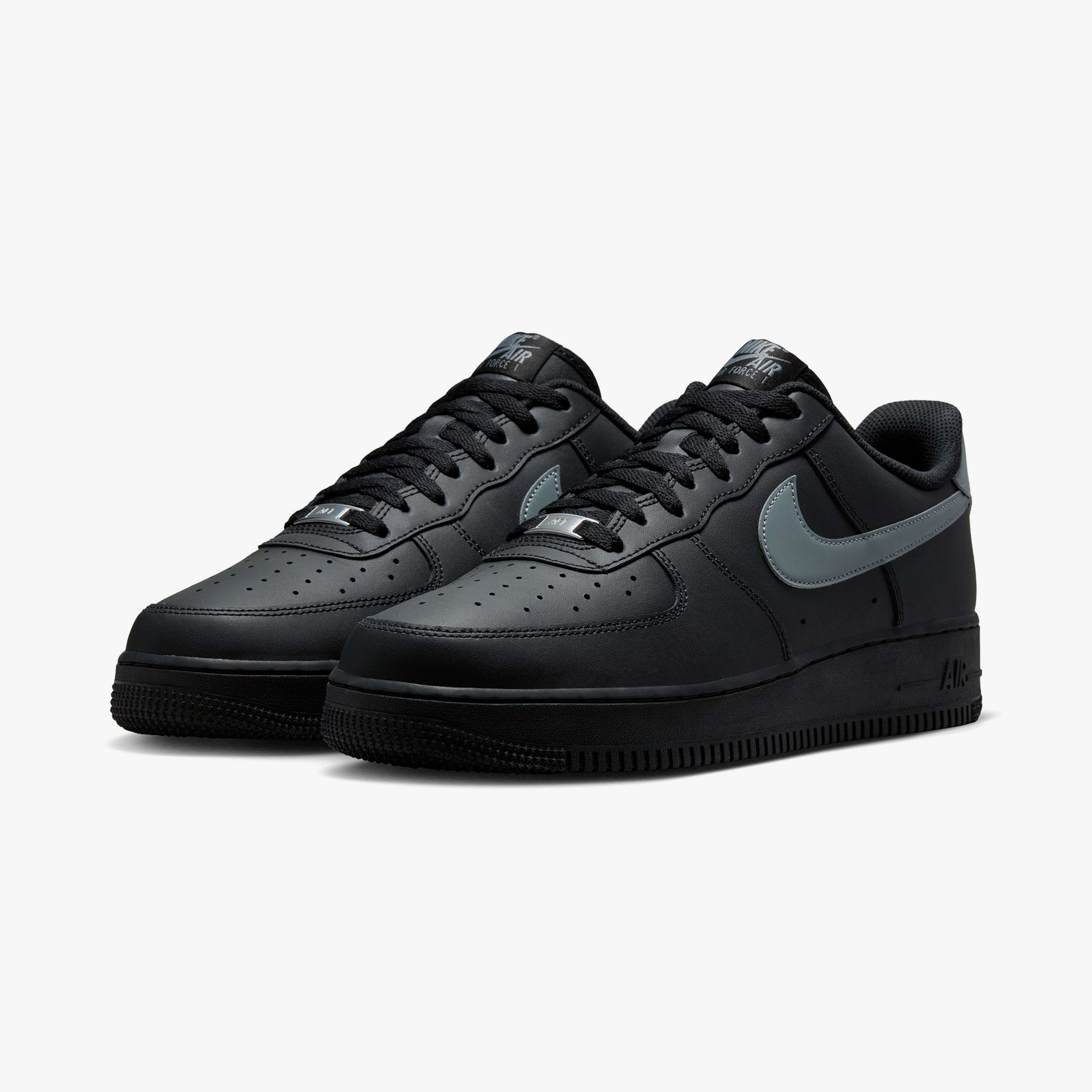 Nike Air Force 1 '07 Erkek Siyah Spor Ayakkabı