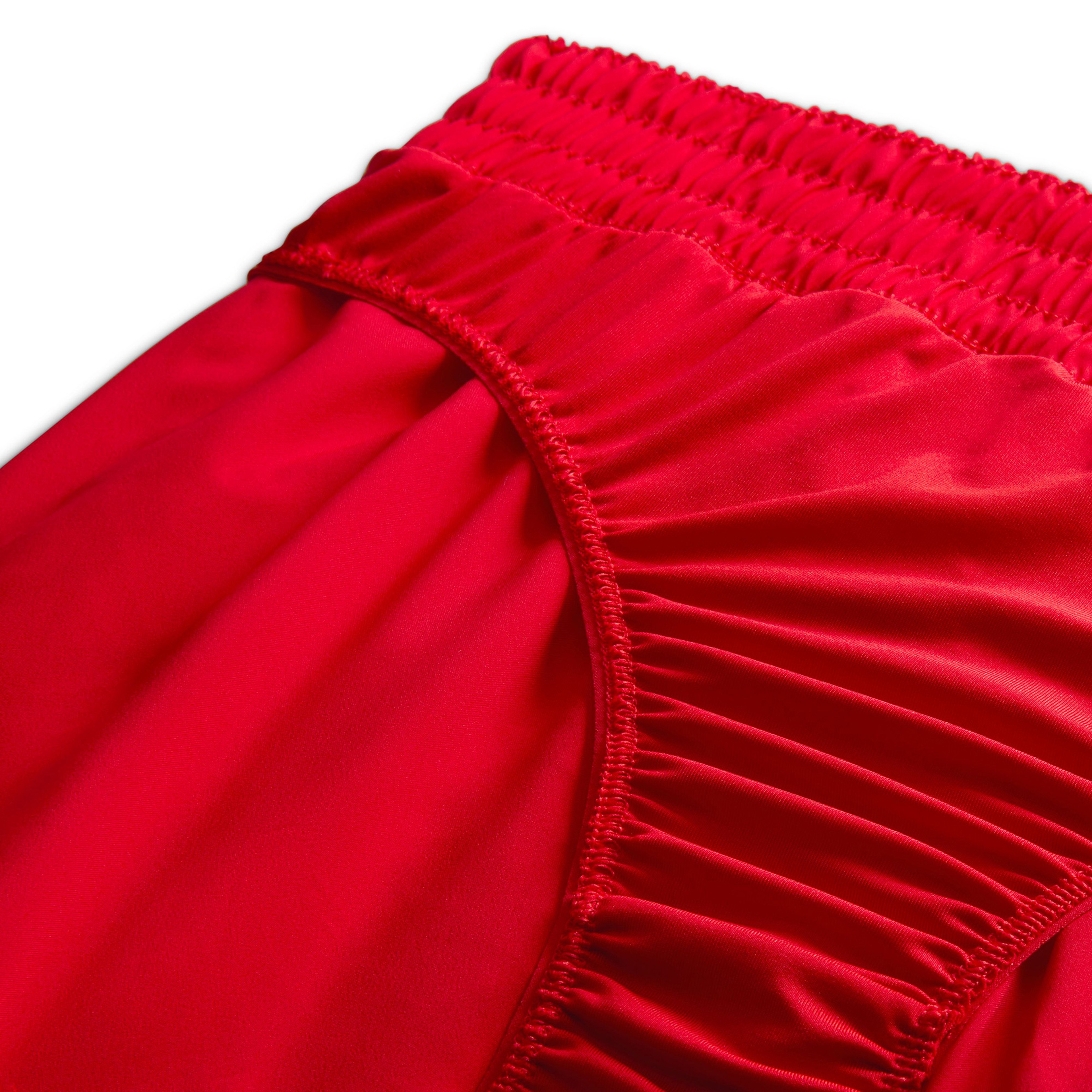 Nike One Dri-Fit Kadın Kırmızı Şort