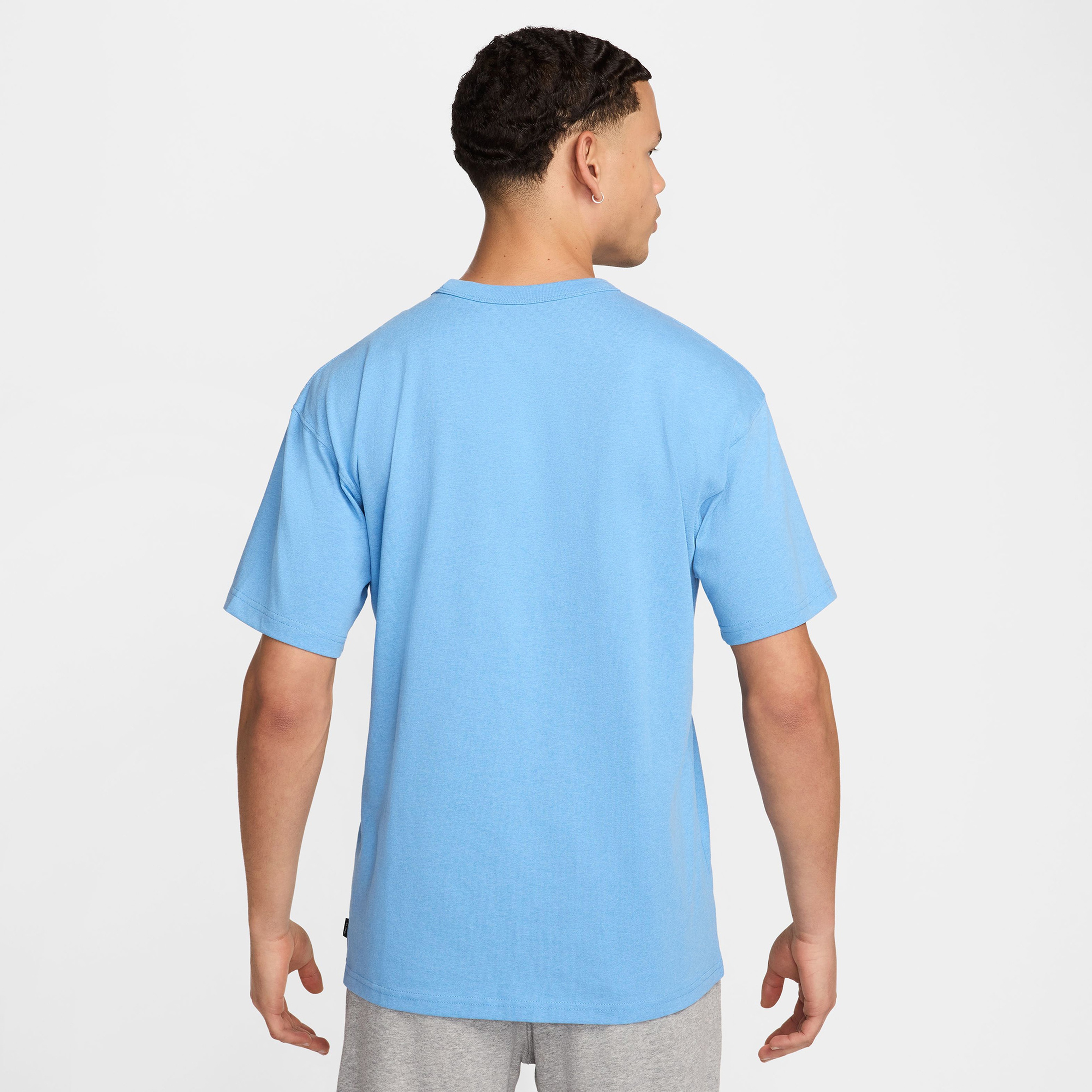 Nike Sportswear Premium Essentials Erkek Mavi T-Shirt