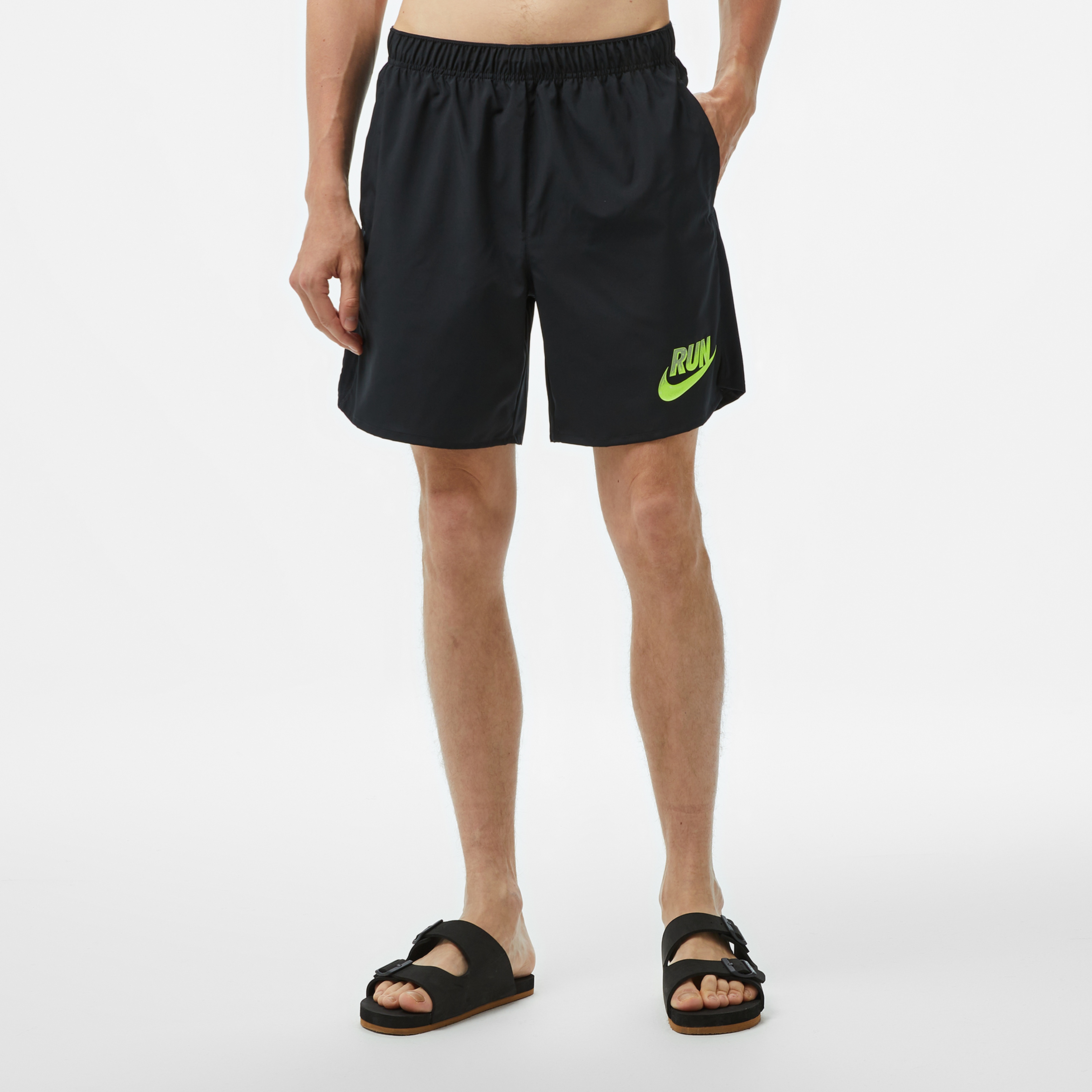 Nike Challenger Run Energy Erkek Siyah Şort