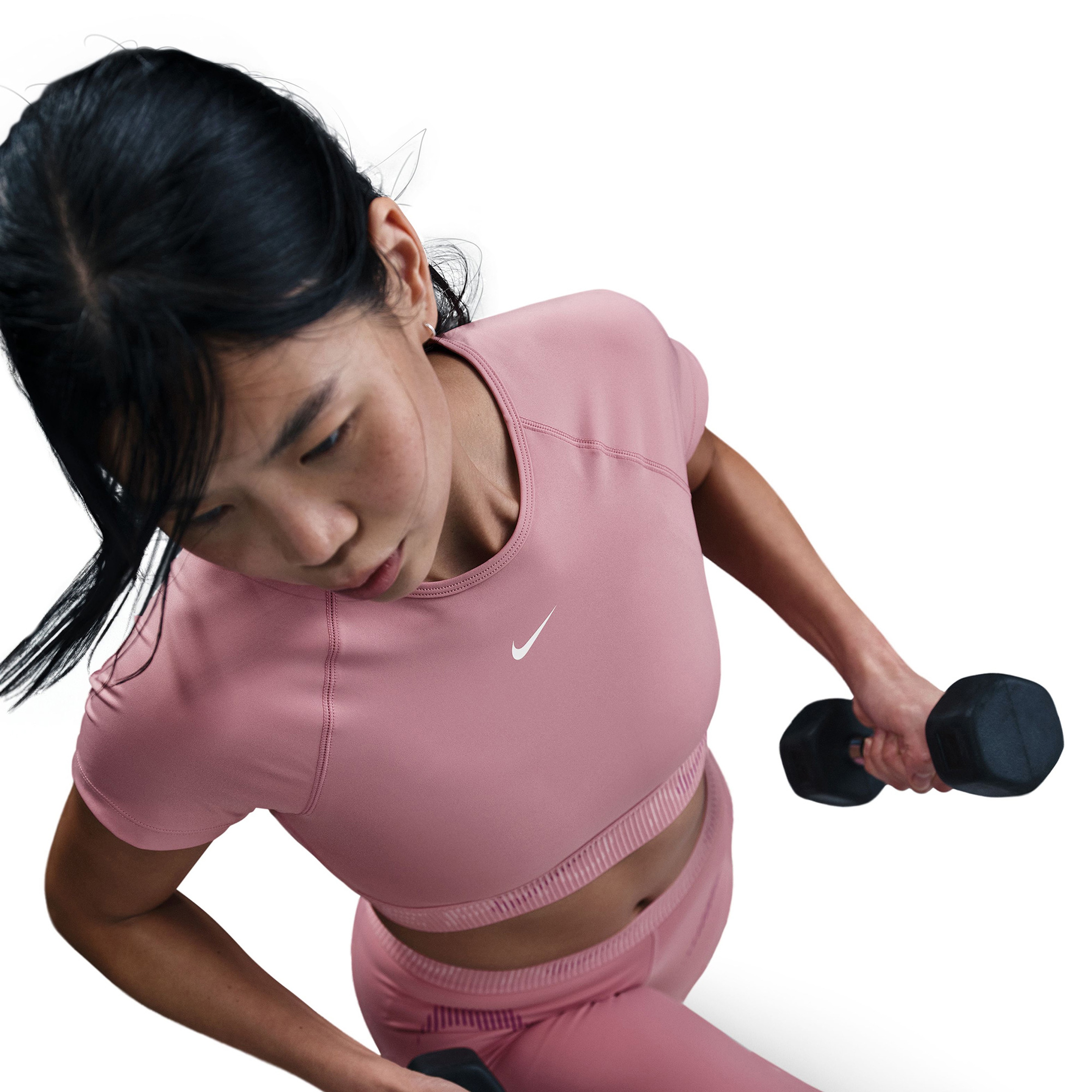 Nike Pro Dri-Fit Kadın Pembe T-Shirt
