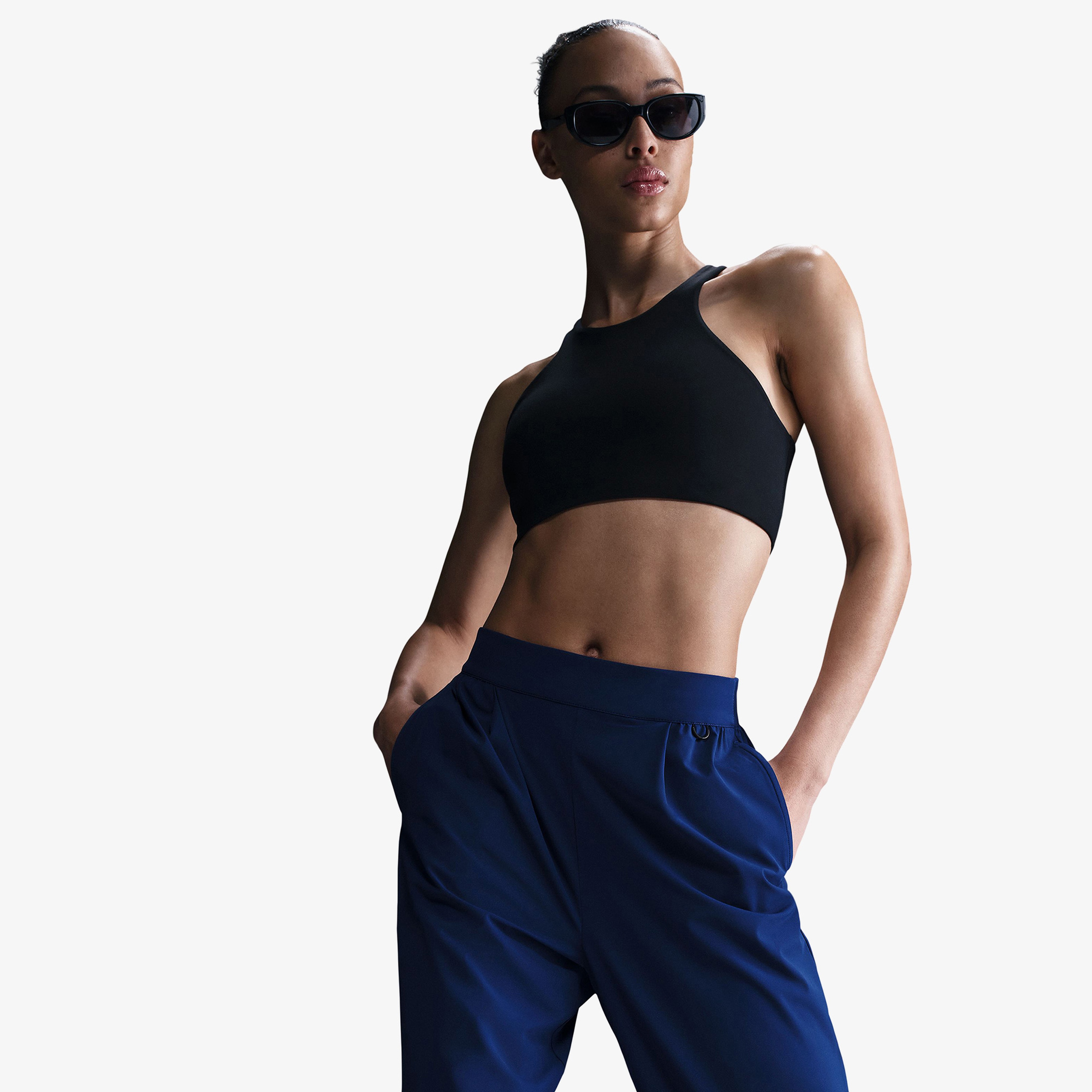 Nike Dri-Fit Heritage Kadın Mavi Eşofman Altı