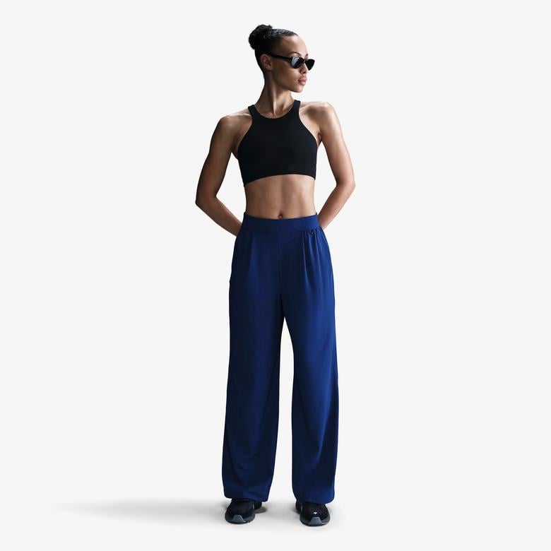 Nike Dri-Fit Heritage Kadın Mavi Eşofman Altı