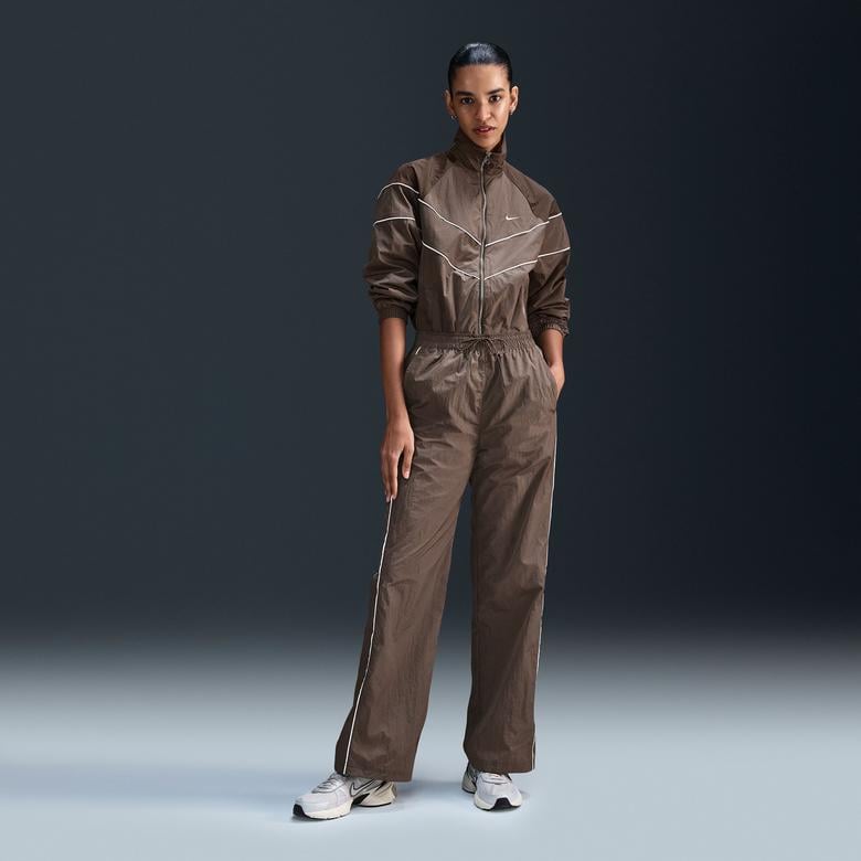 Nike Windrunner Kadın Gri Ceket