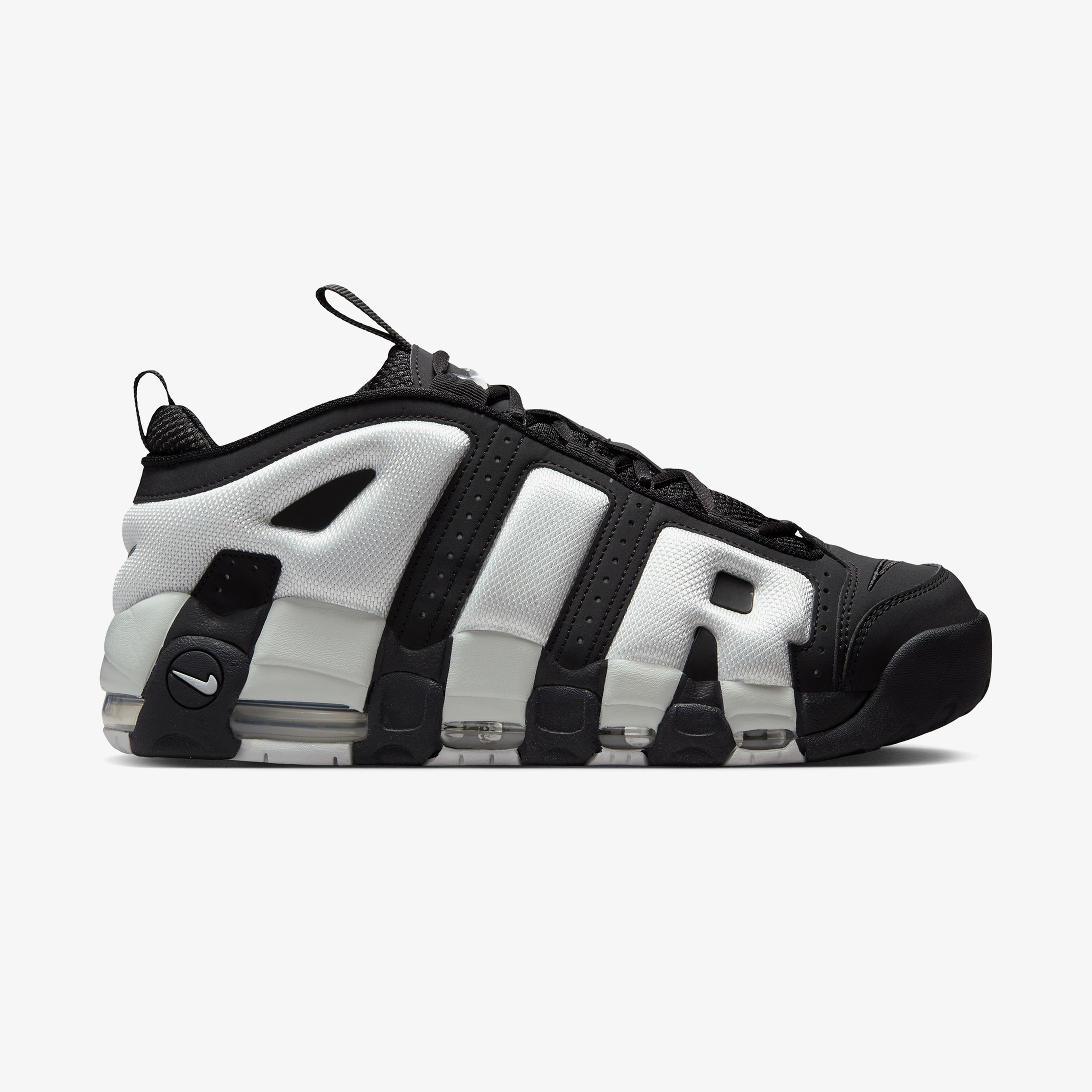 Nike Air More Uptempo Low Erkek Siyah Spor Ayakkabı