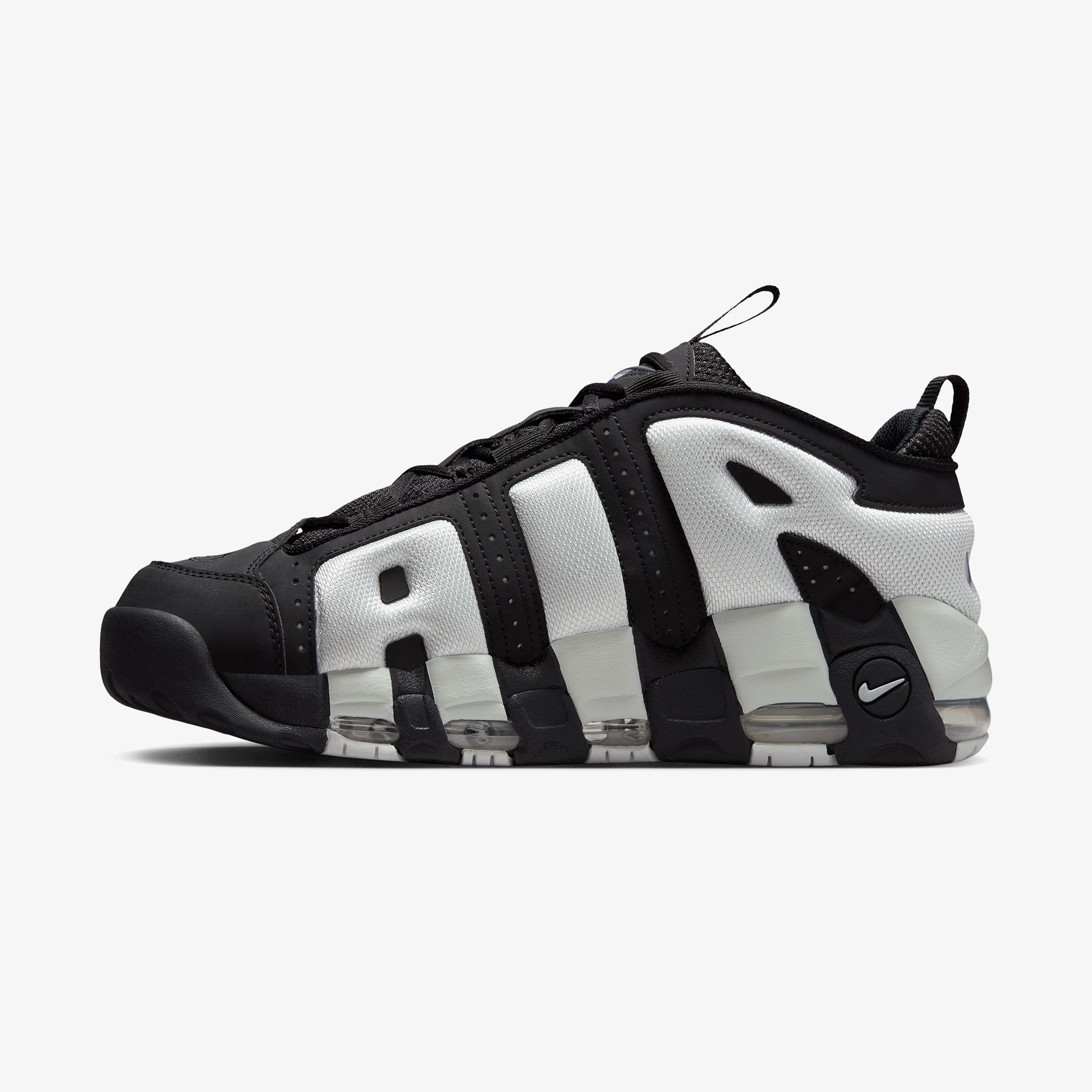 Nike Air More Uptempo Low Erkek Siyah Spor Ayakkabı