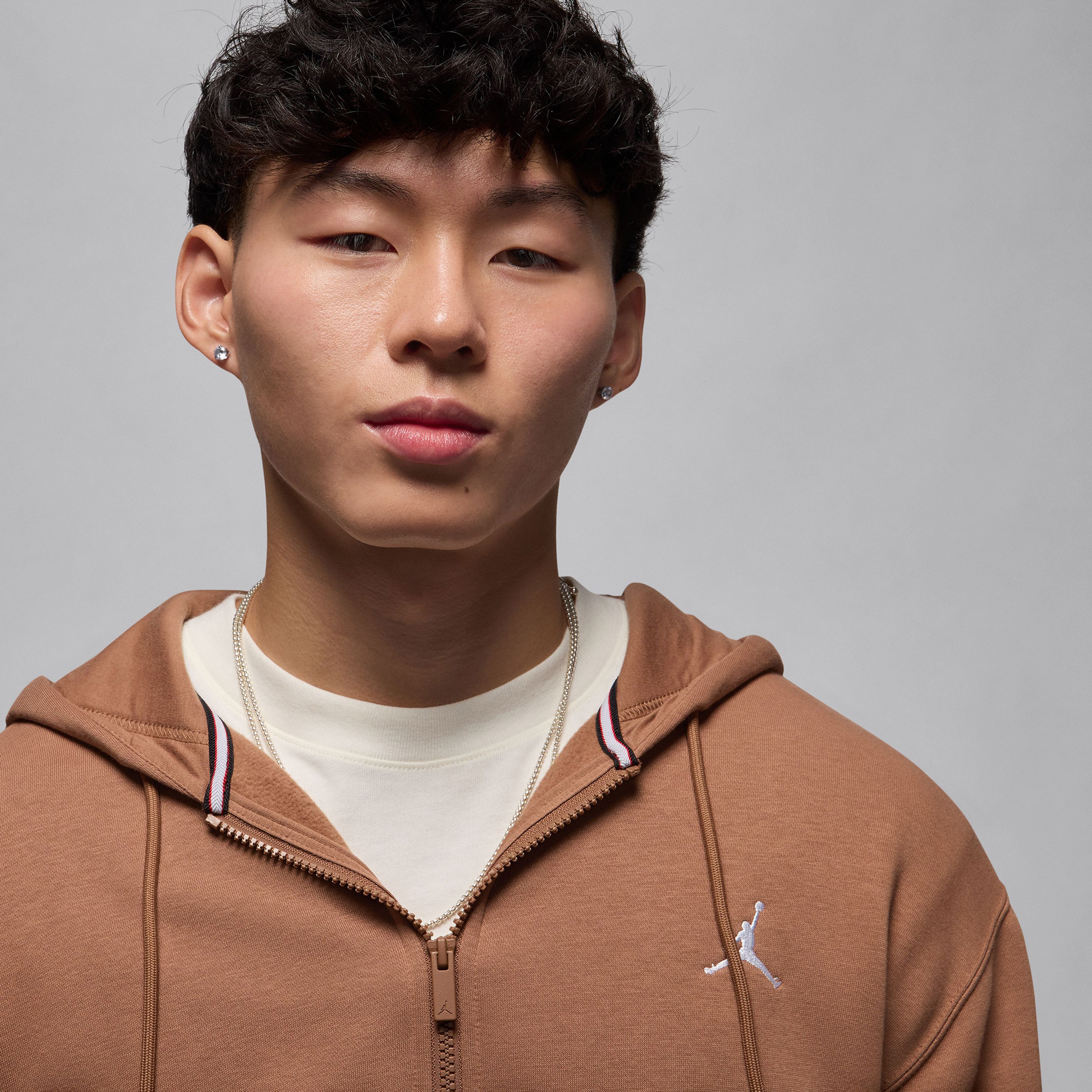 Jordan Brooklyn Fleece Erkek Kahverengi Sweatshirt
