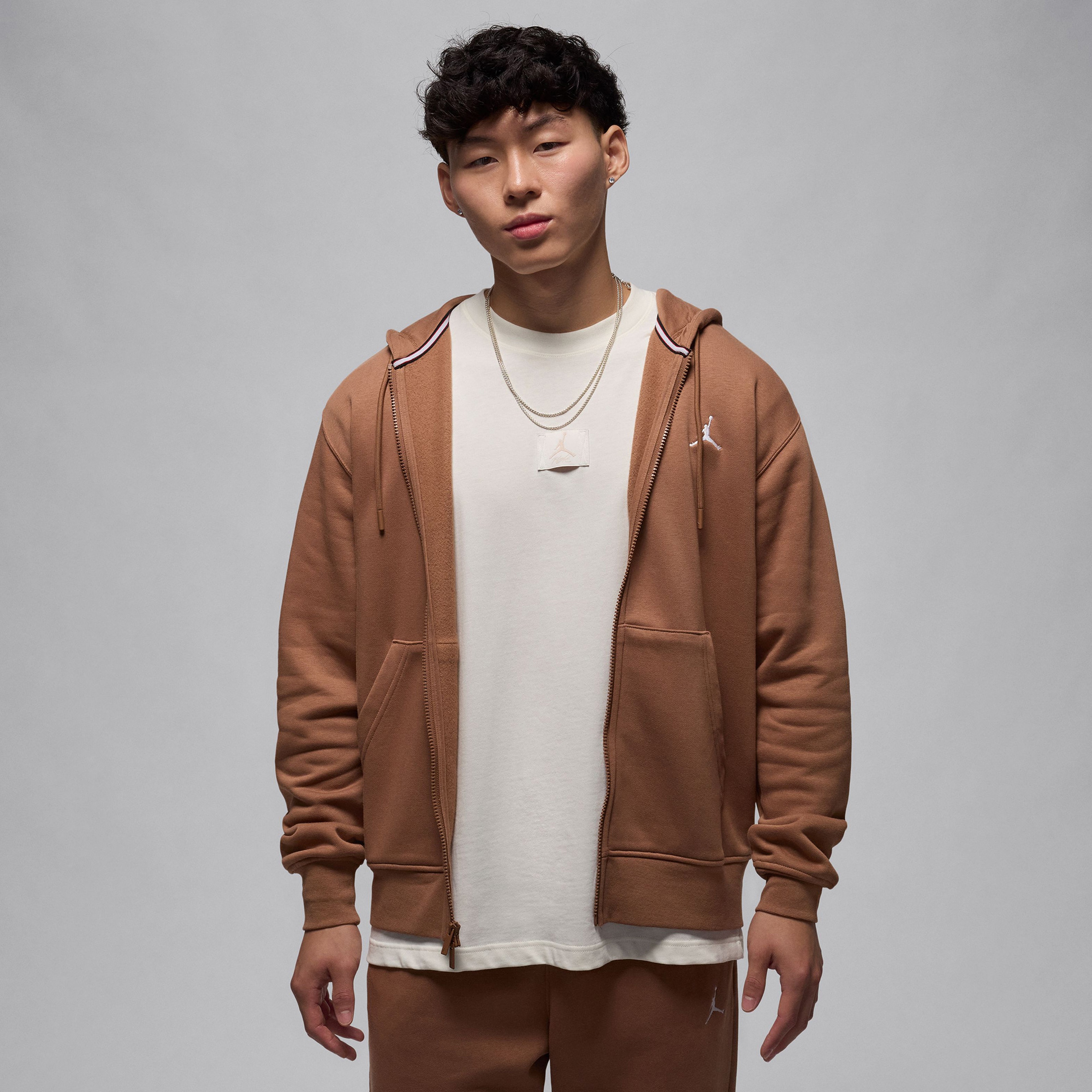 Jordan Brooklyn Fleece Erkek Kahverengi Sweatshirt