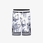Jordan Jdb MJ Aop Sport Diamond Short Çocuk Beyaz/Siyah Dri-Fit Şort