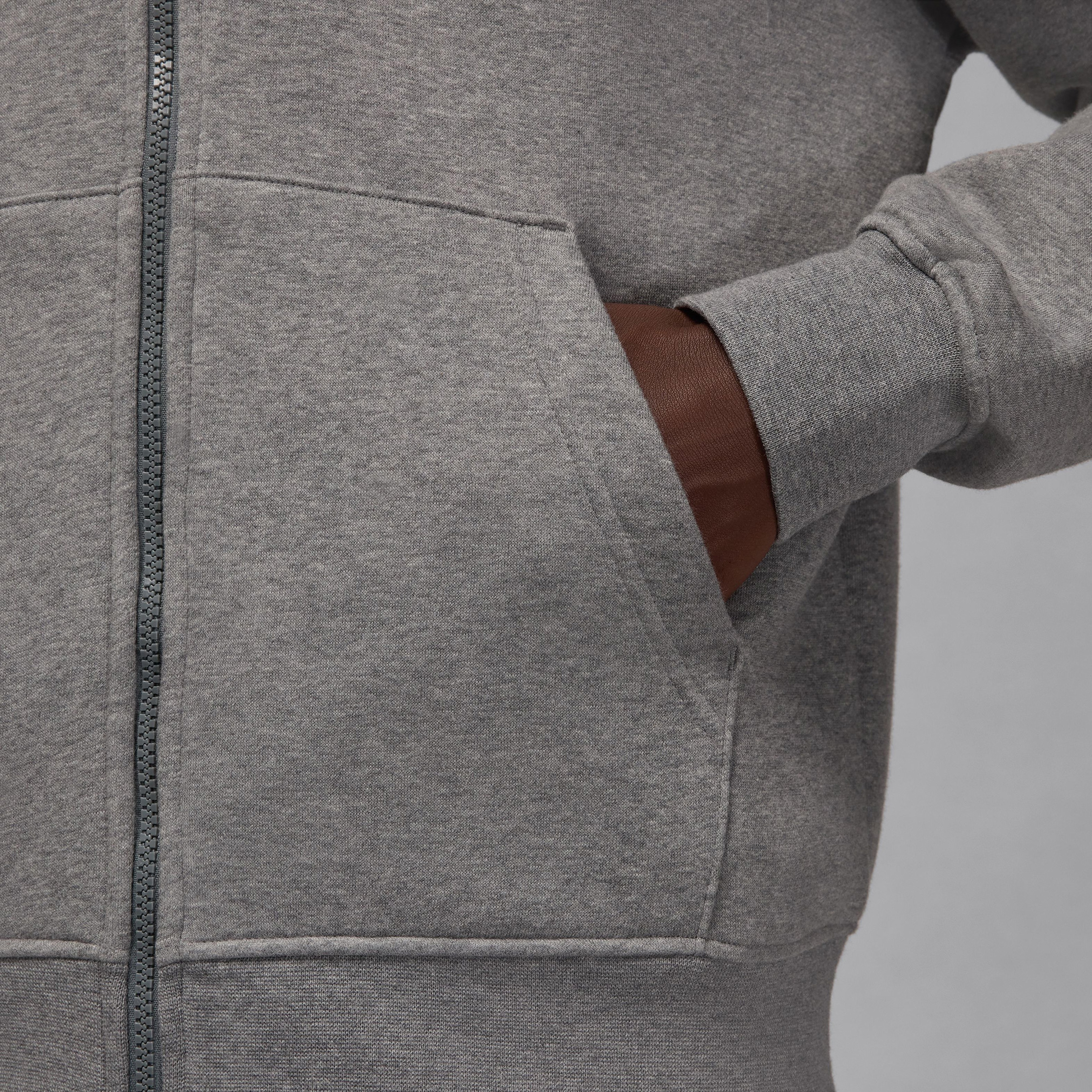 Jordan Brooklyn Fleece Erkek Gri Sweatshirt