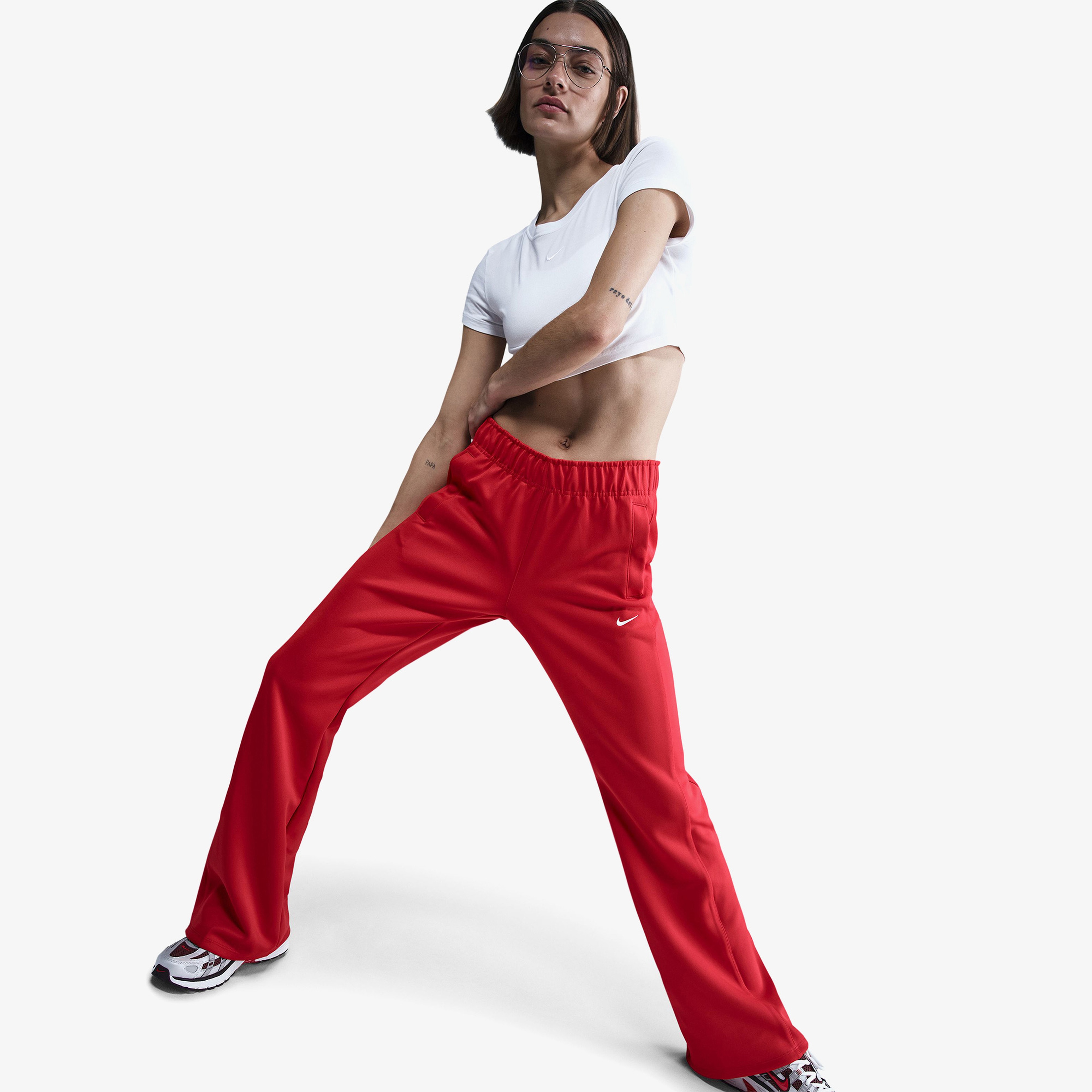 Nike Sportswear Windrunner Kadın Kırmızı Eşofman Altı