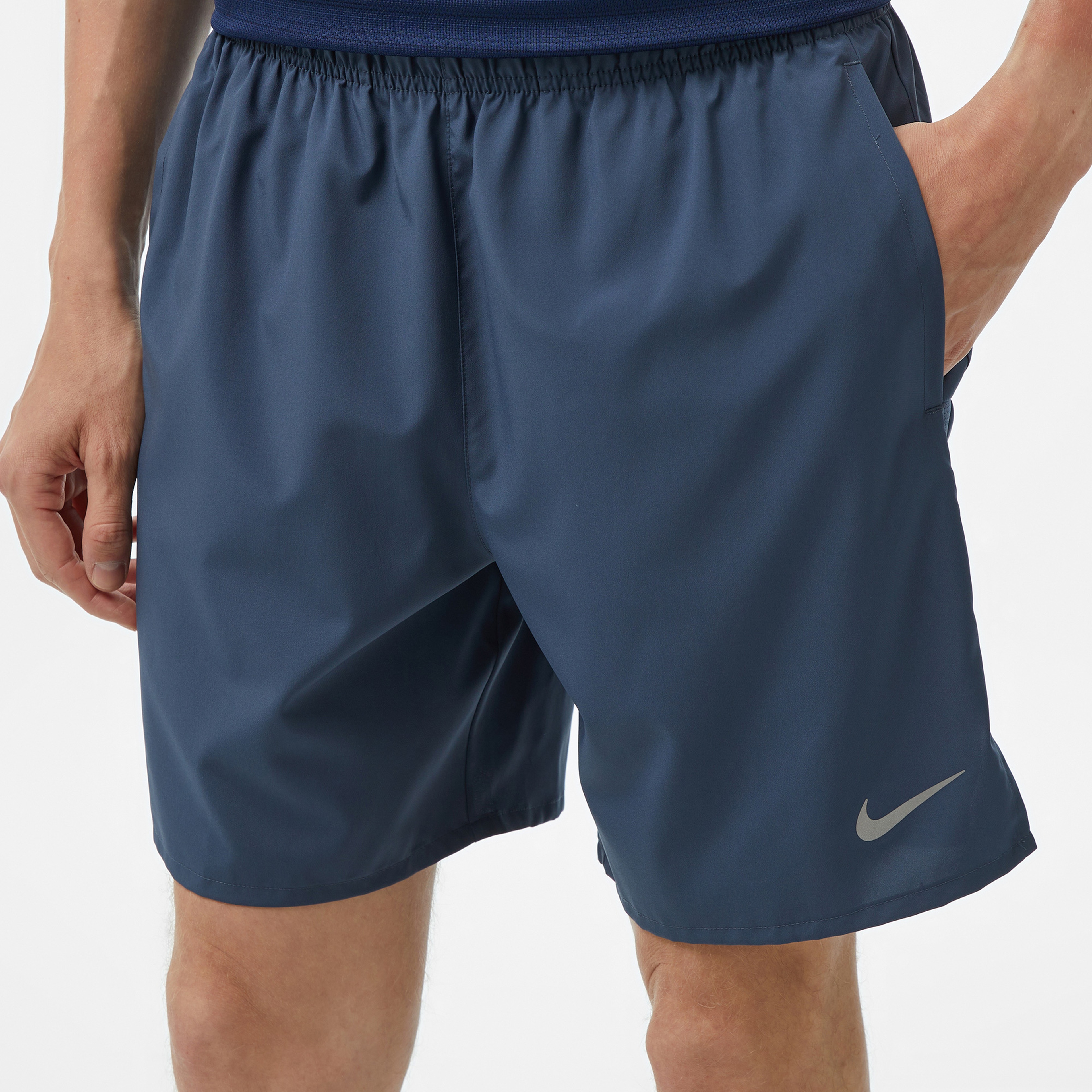 Nike Dri-Fit Challenger 18 cm Erkek Mavi Şort