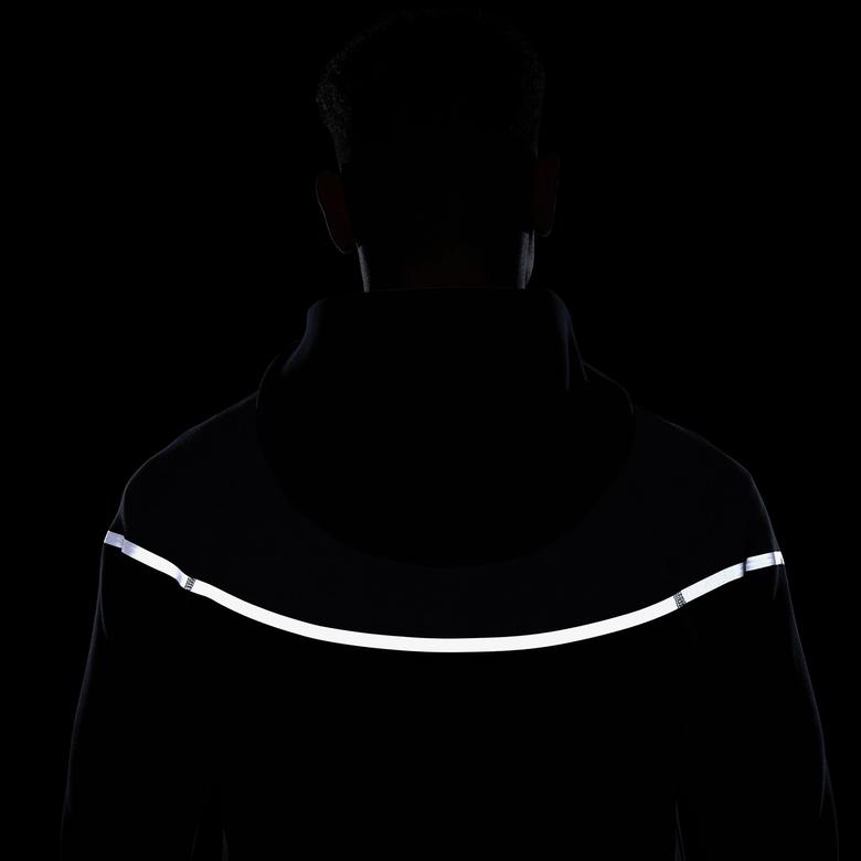 Nike Tech Windrunner Erkek Gri Kapüşonlu Ceket
