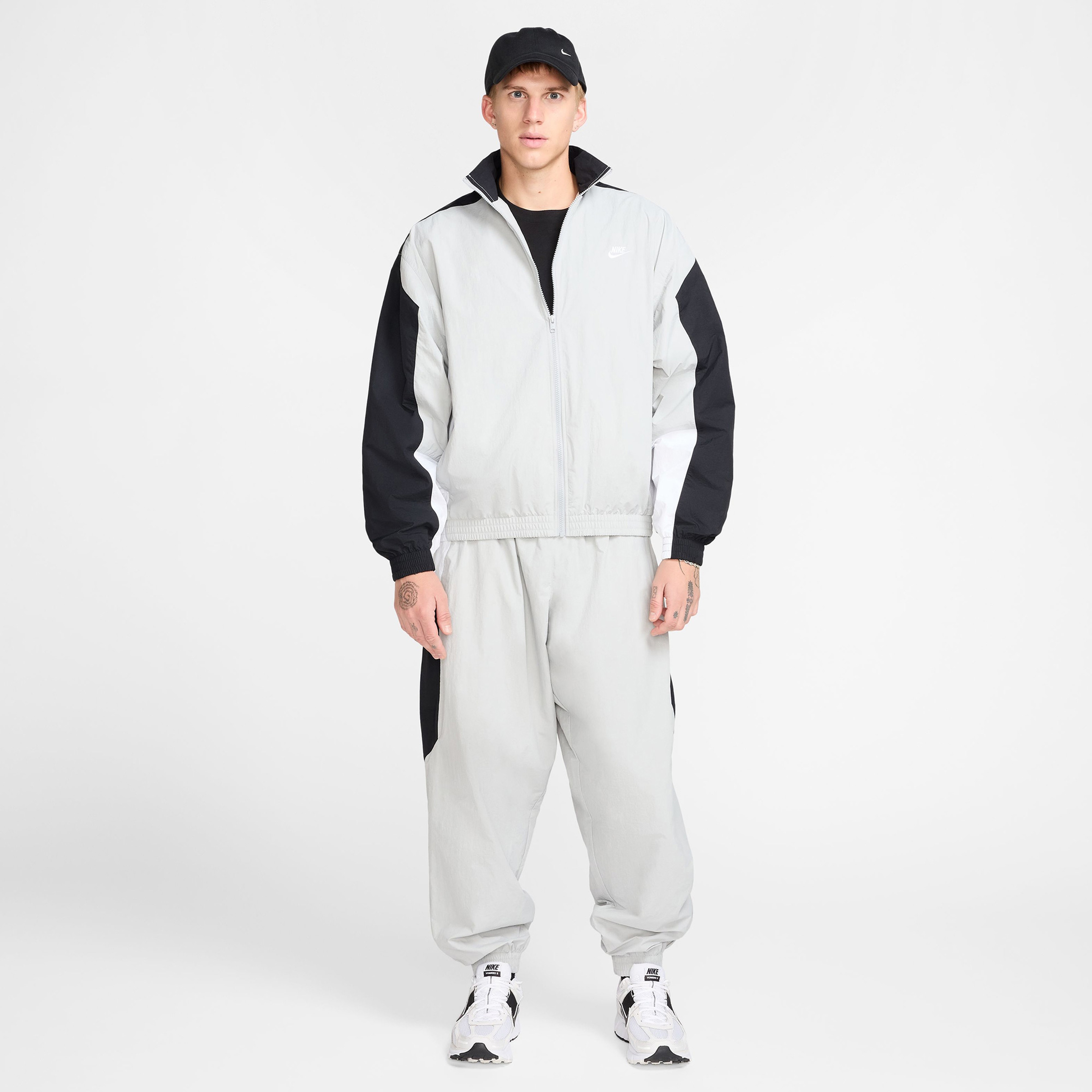 C*r様 O-MENZ おかめ チェキ　NIKE衣装&バスケジャージver. Nike Club Woven Erkek Gri CeketMHQ6109| Occasion