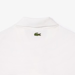 Unisex Loose Fit Beyaz Polo