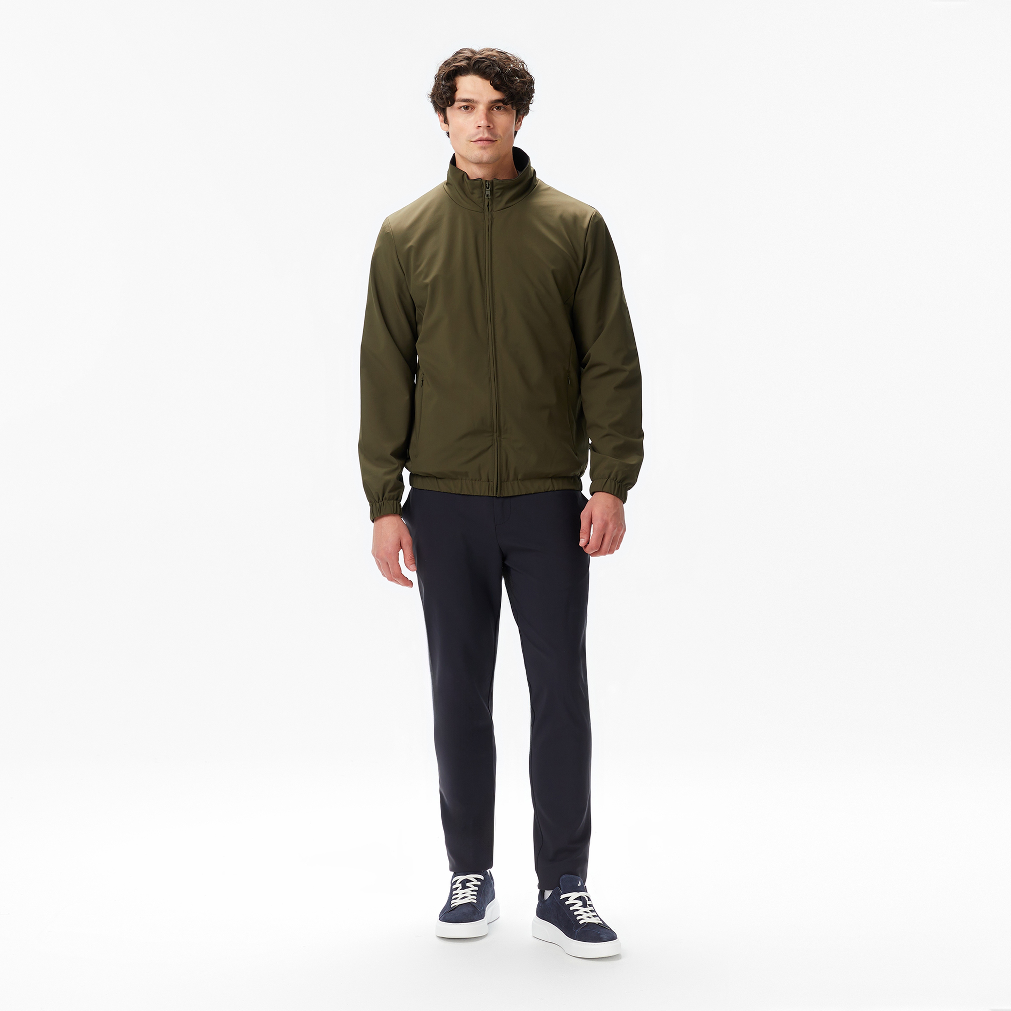 Nautica Erkek Yeşil Regular Fit Mont