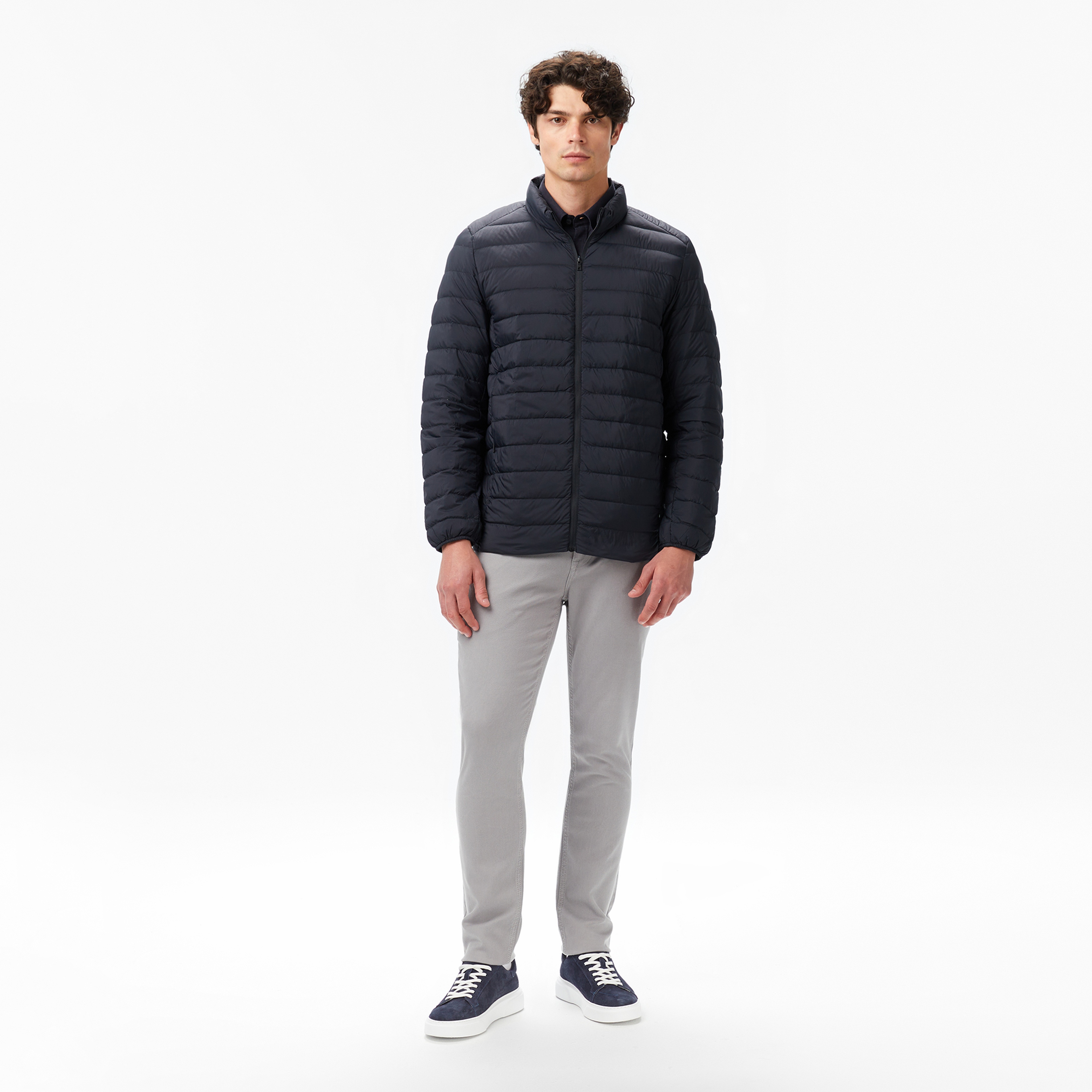 Nautica Erkek Siyah Regular Fit Mont