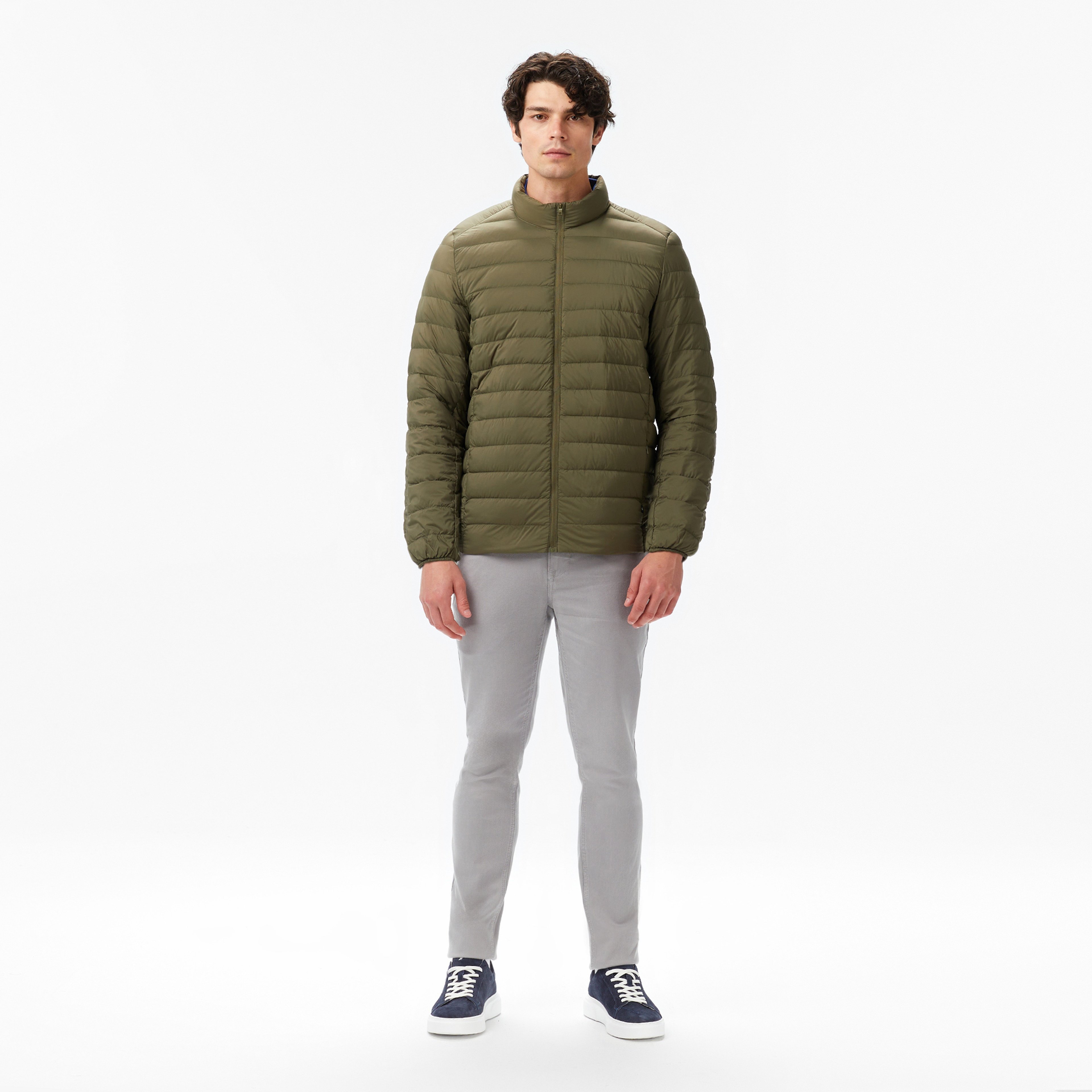 Nautica Erkek Yeşil Regular Fit Mont