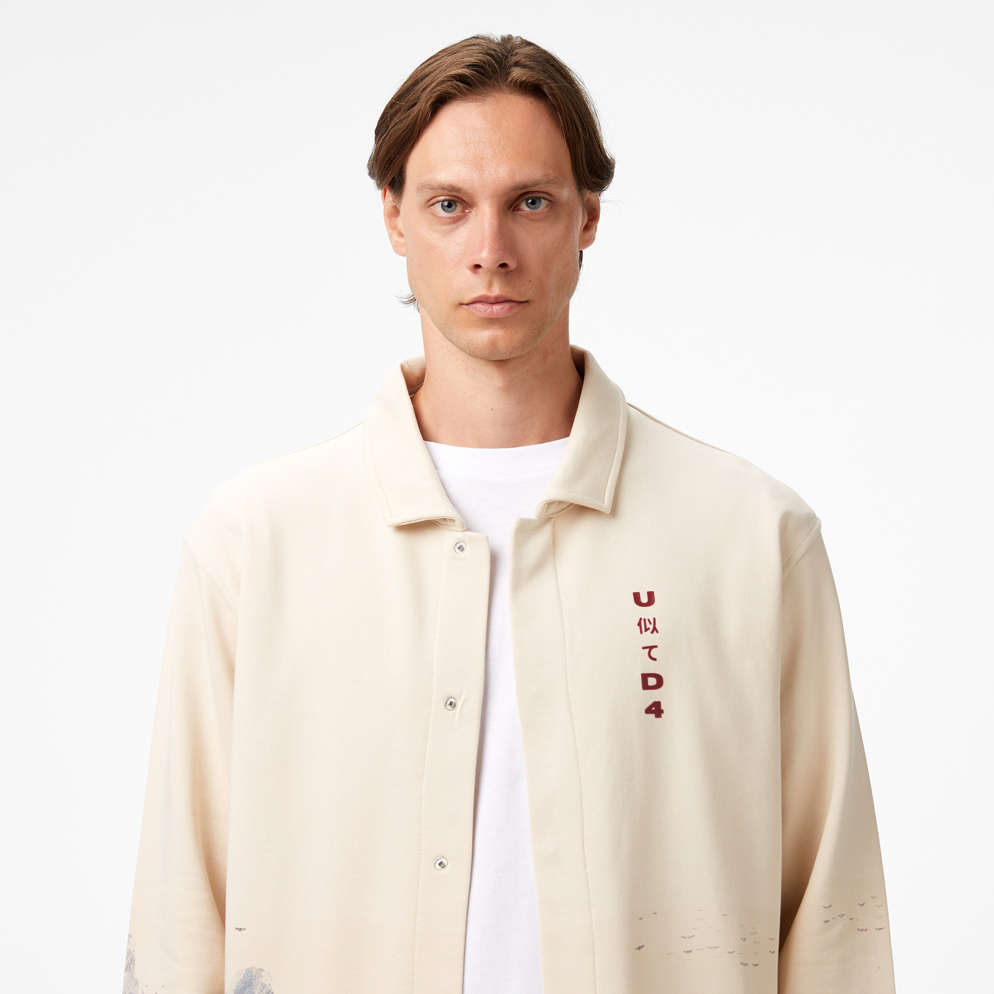 UNITED4 Classic Erkek Krem Gömlek