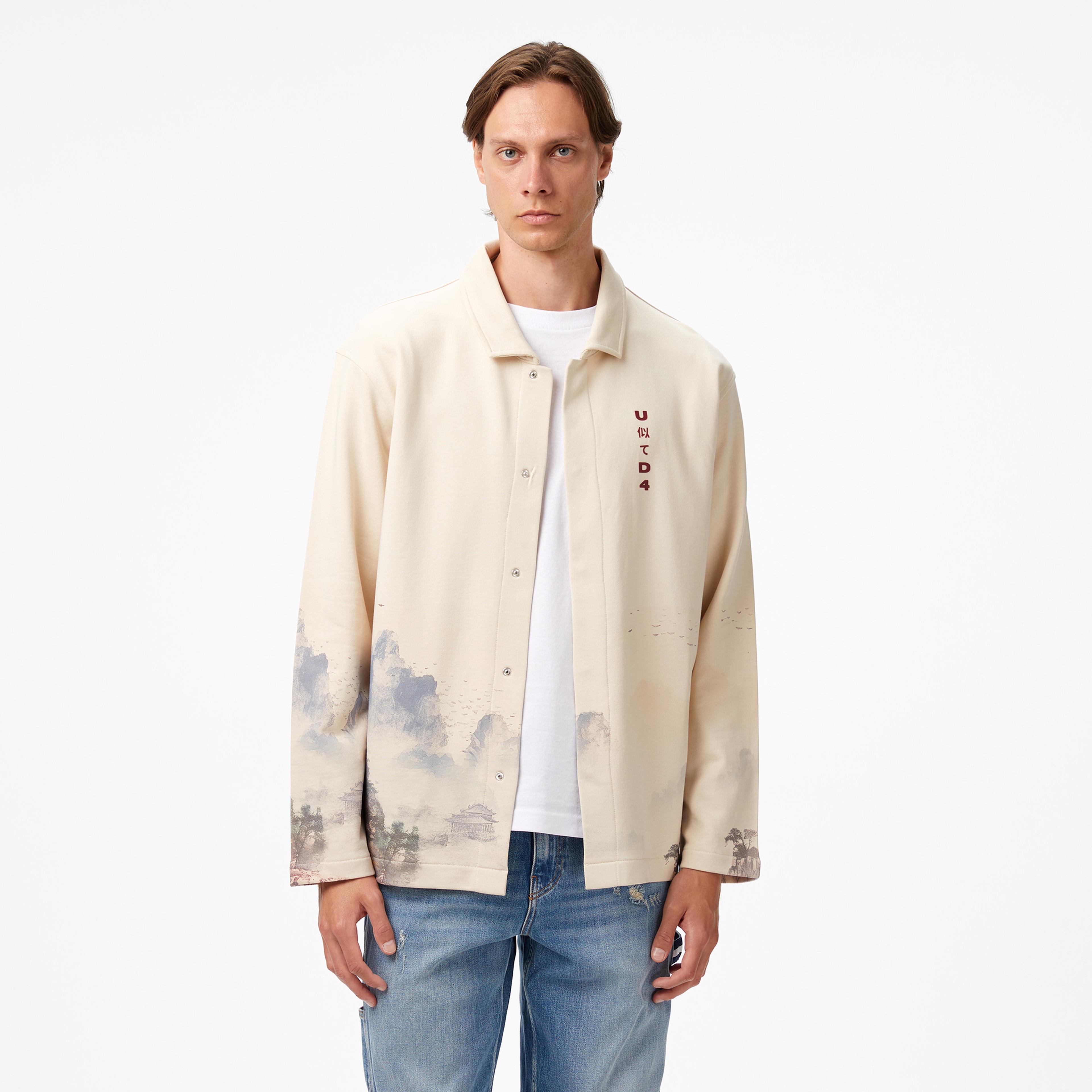 UNITED4 Classic Erkek Krem Gömlek