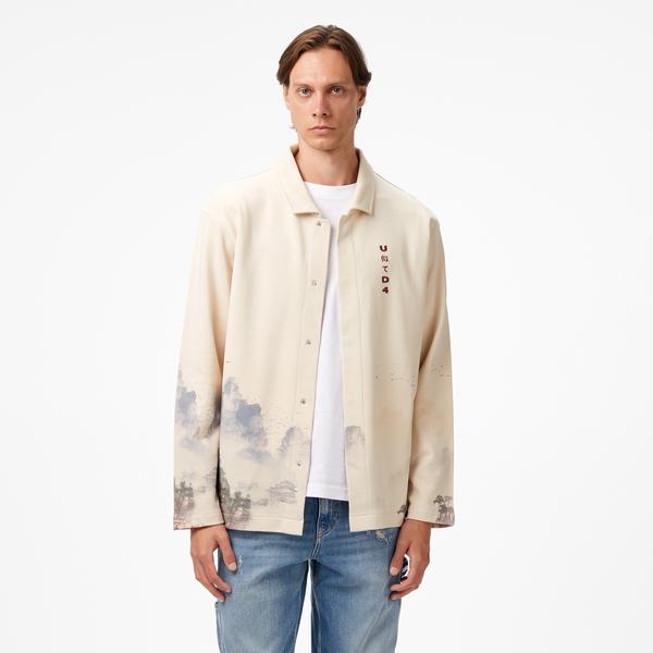 UNITED4 Classic Erkek Krem Gömlek