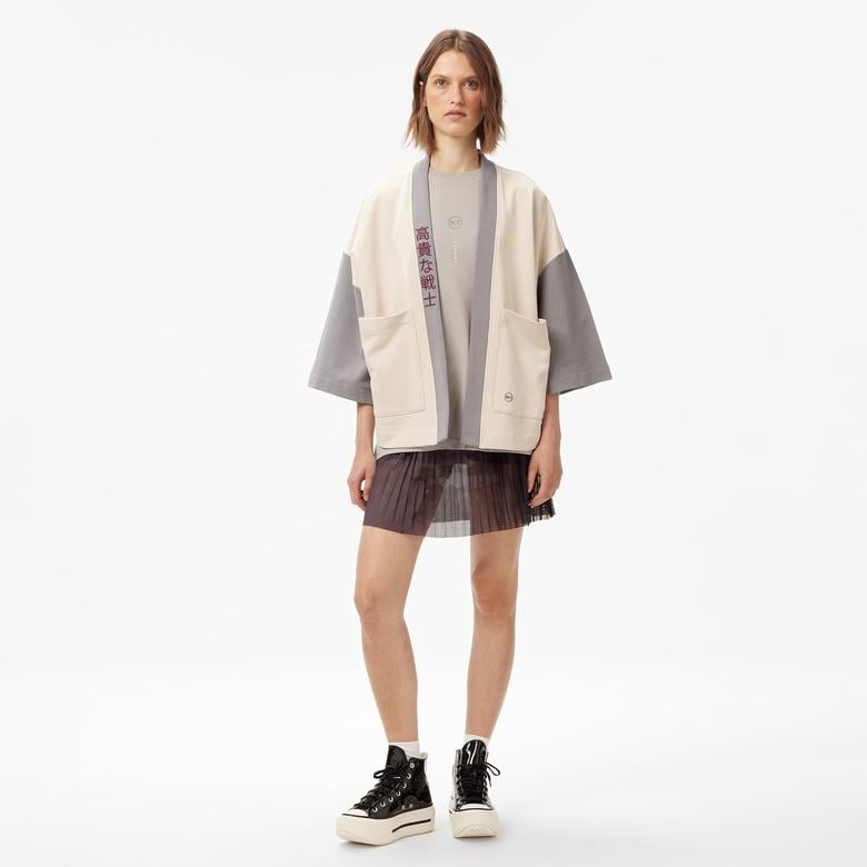 UNITED4 Kadın Taş, Bordo Kimono