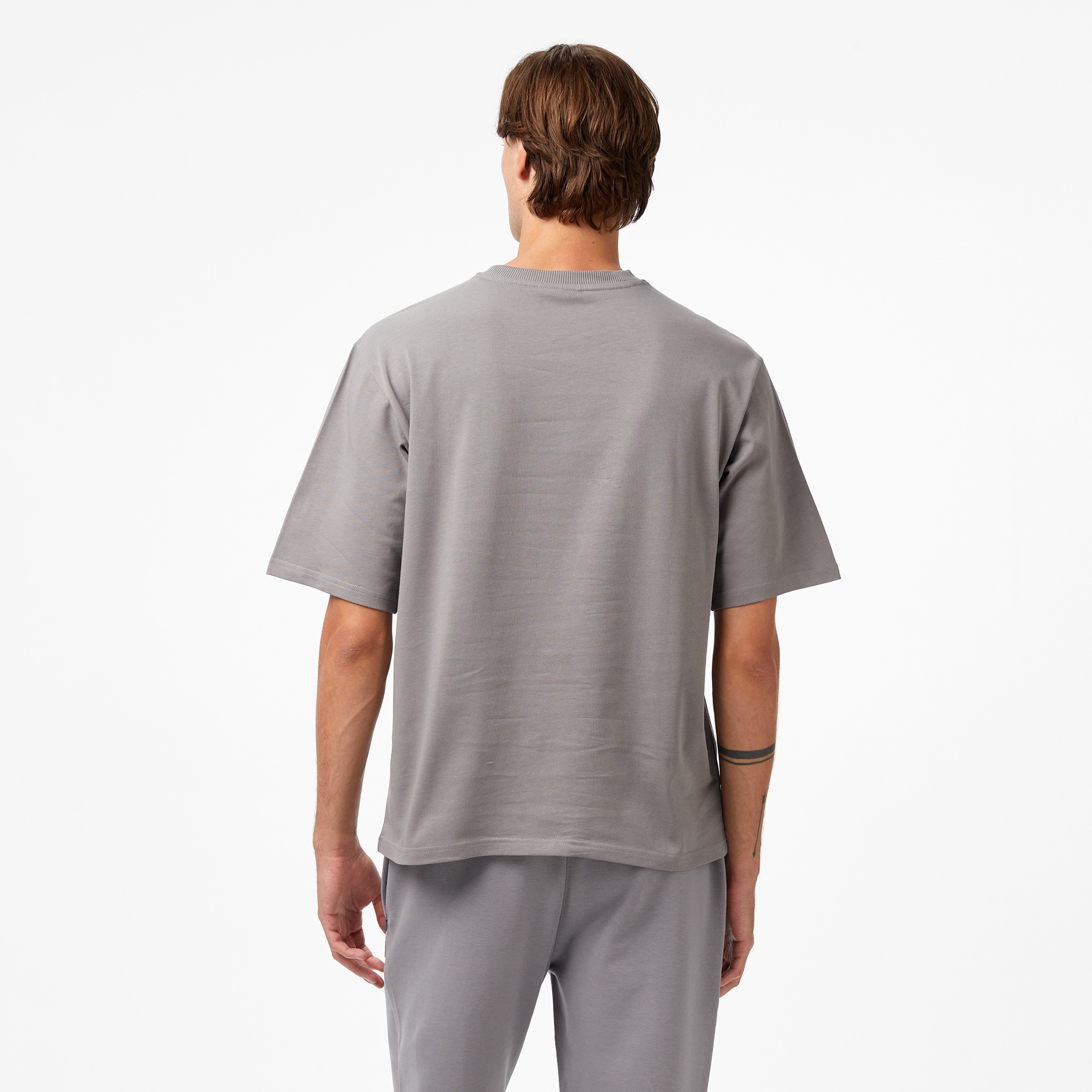 UNITED4 Erkek Gri T-Shirt