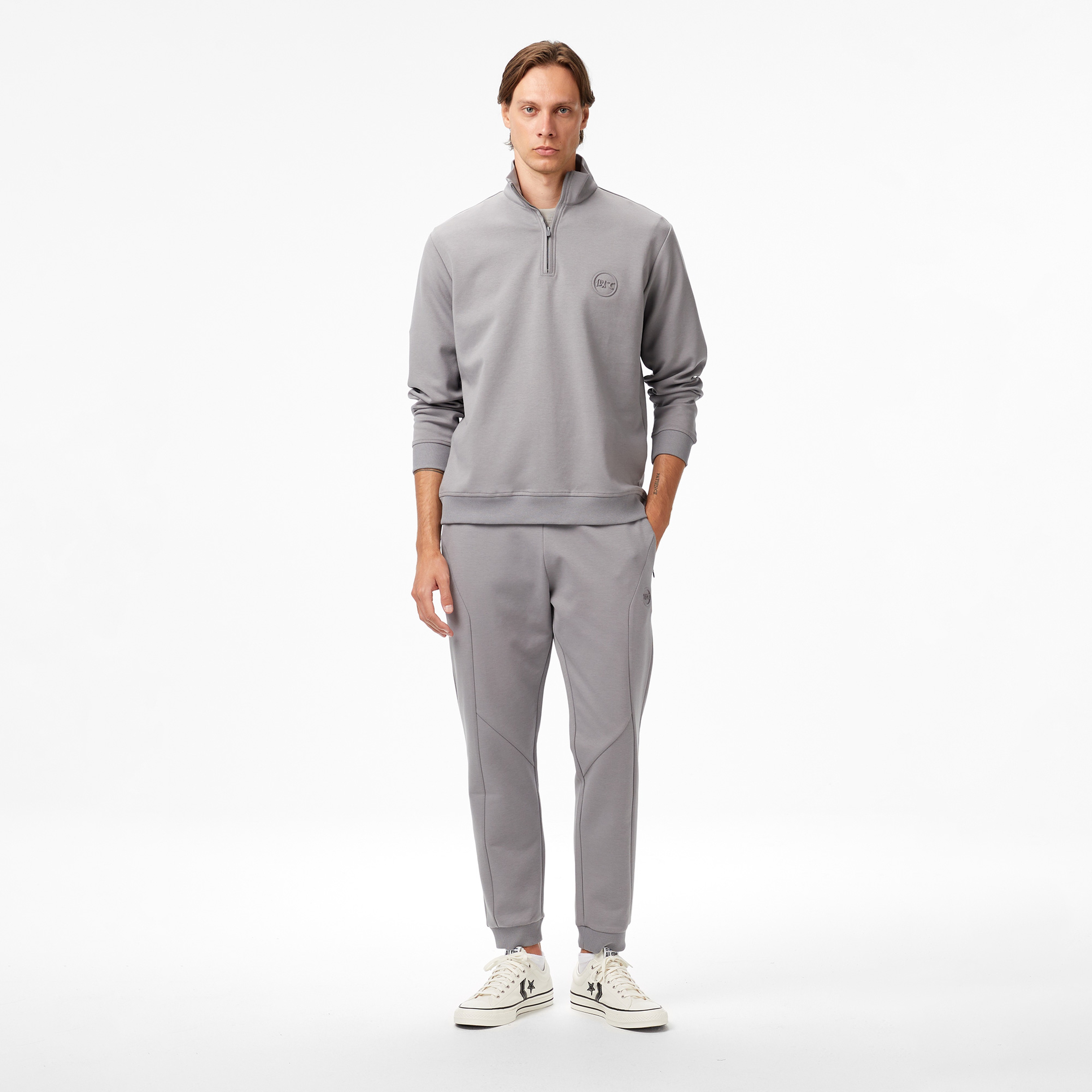 UNITED4 Classic Erkek Gri Sweatshirt