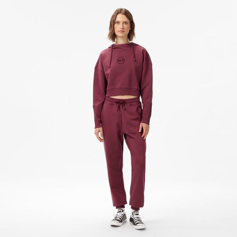 UNITED4 Classic Kadın Bordo Hoodie