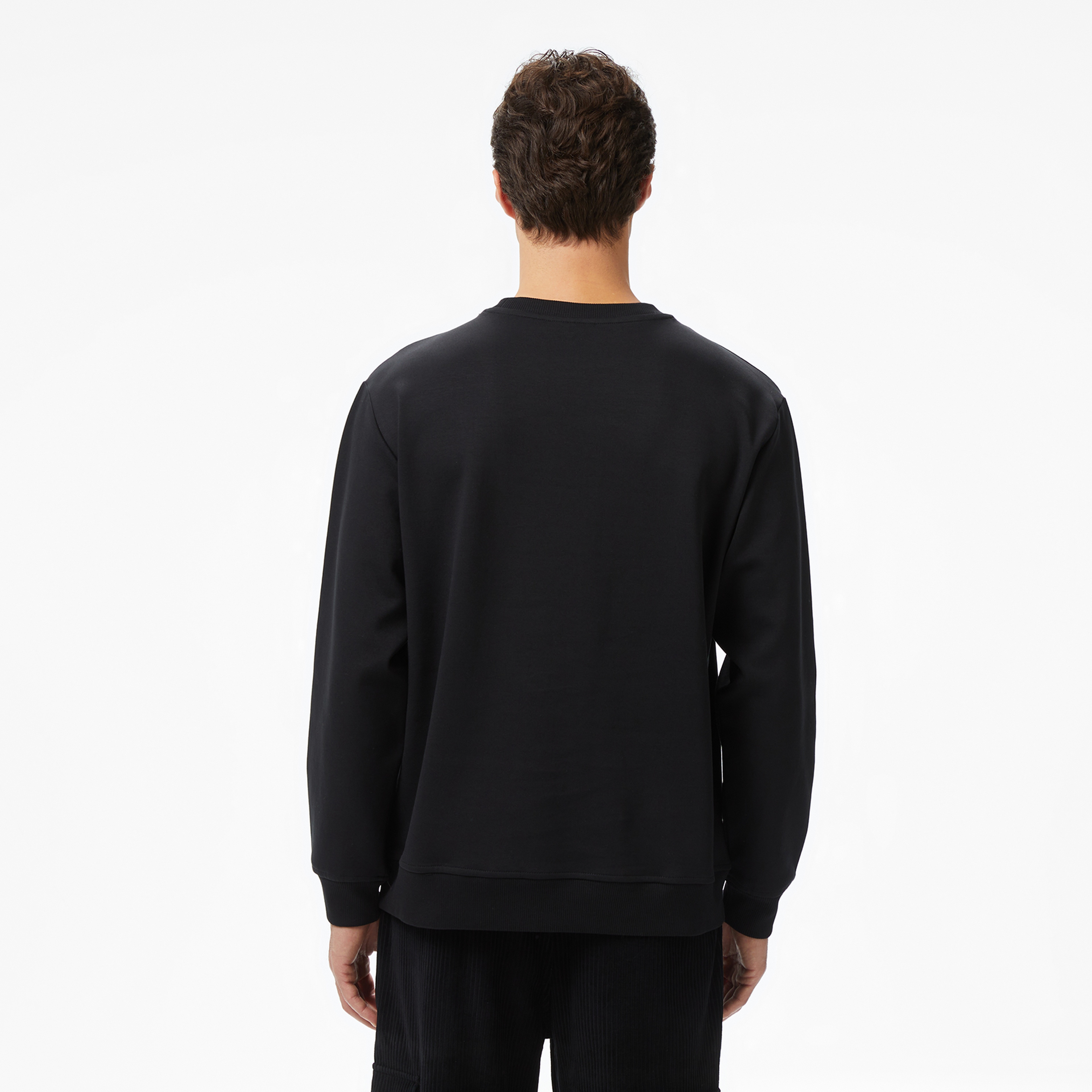 UNITED4 Erkek Siyah Sweatshirt