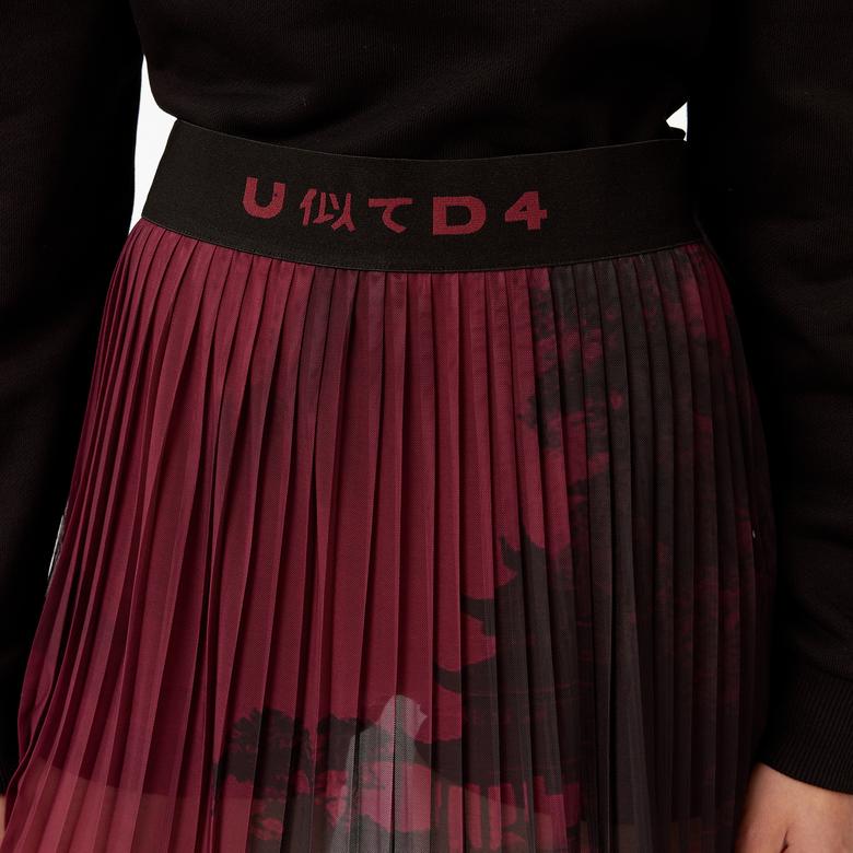 UNITED4 Kadın Bordo Etek