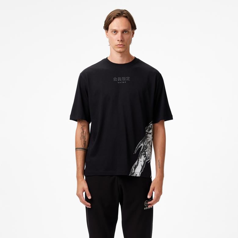 United4 Classic Erkek Siyah T-Shirt