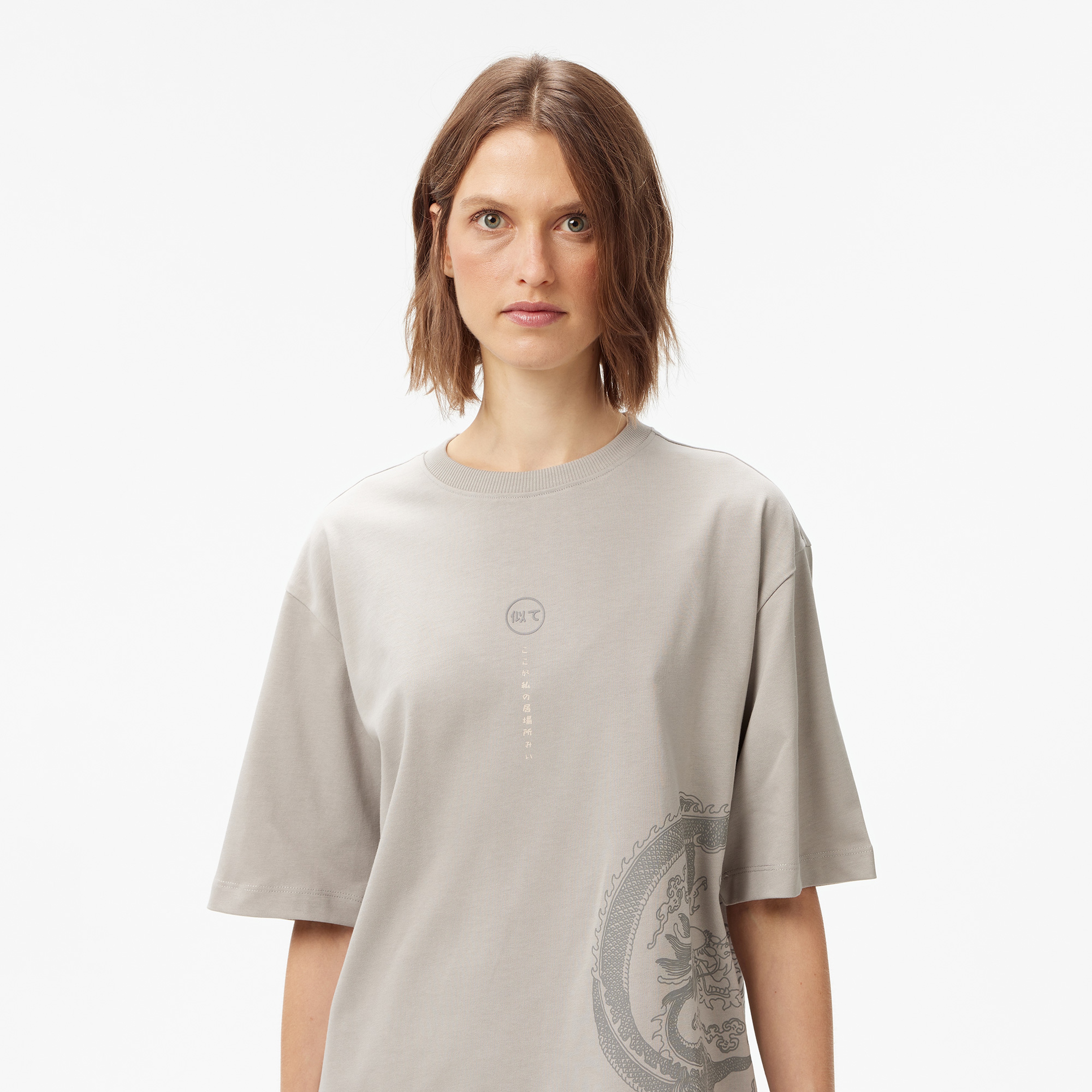 UNITED4 Classic Erkek Gri T-Shirt