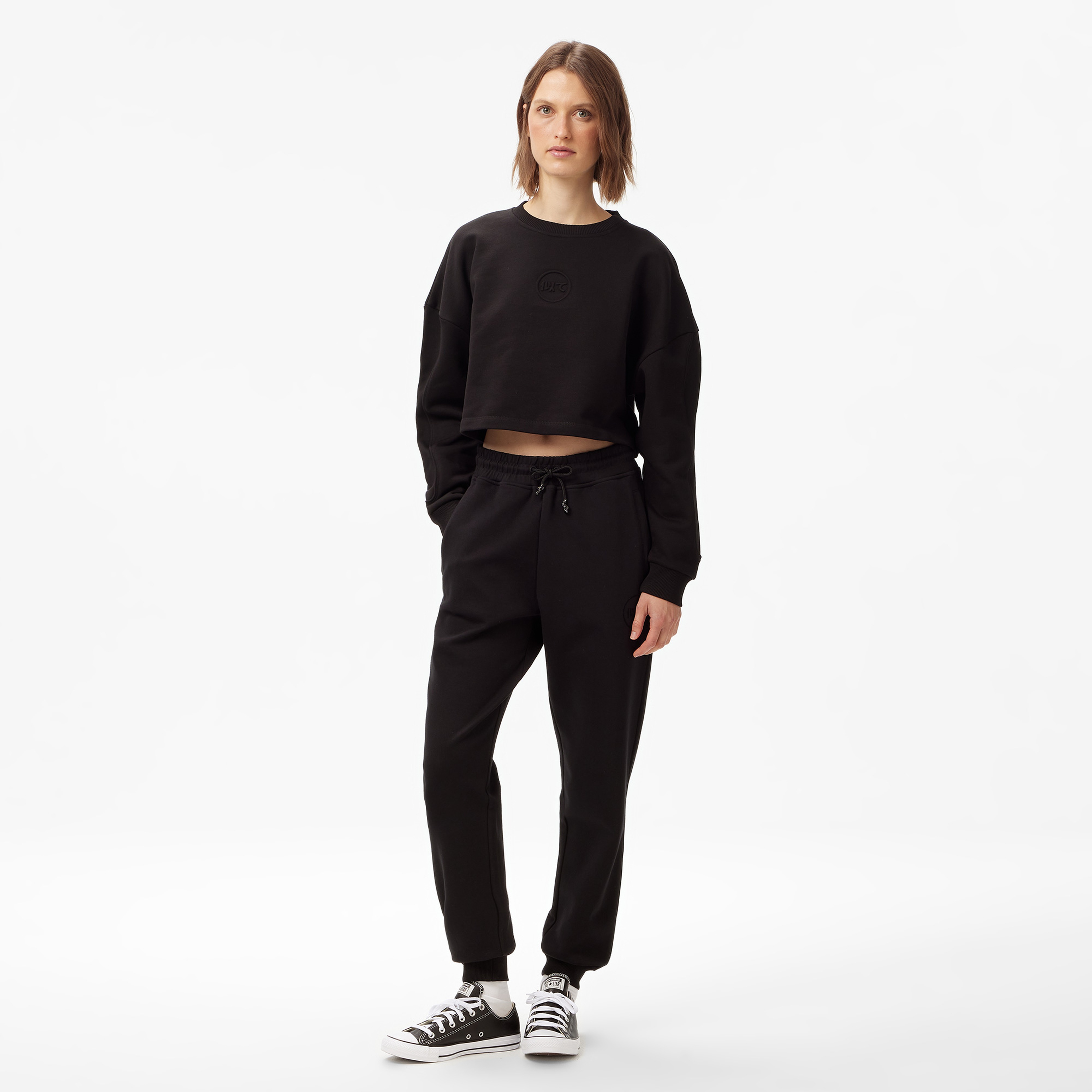 UNITED4 Classic Kadın Siyah Sweatshirt