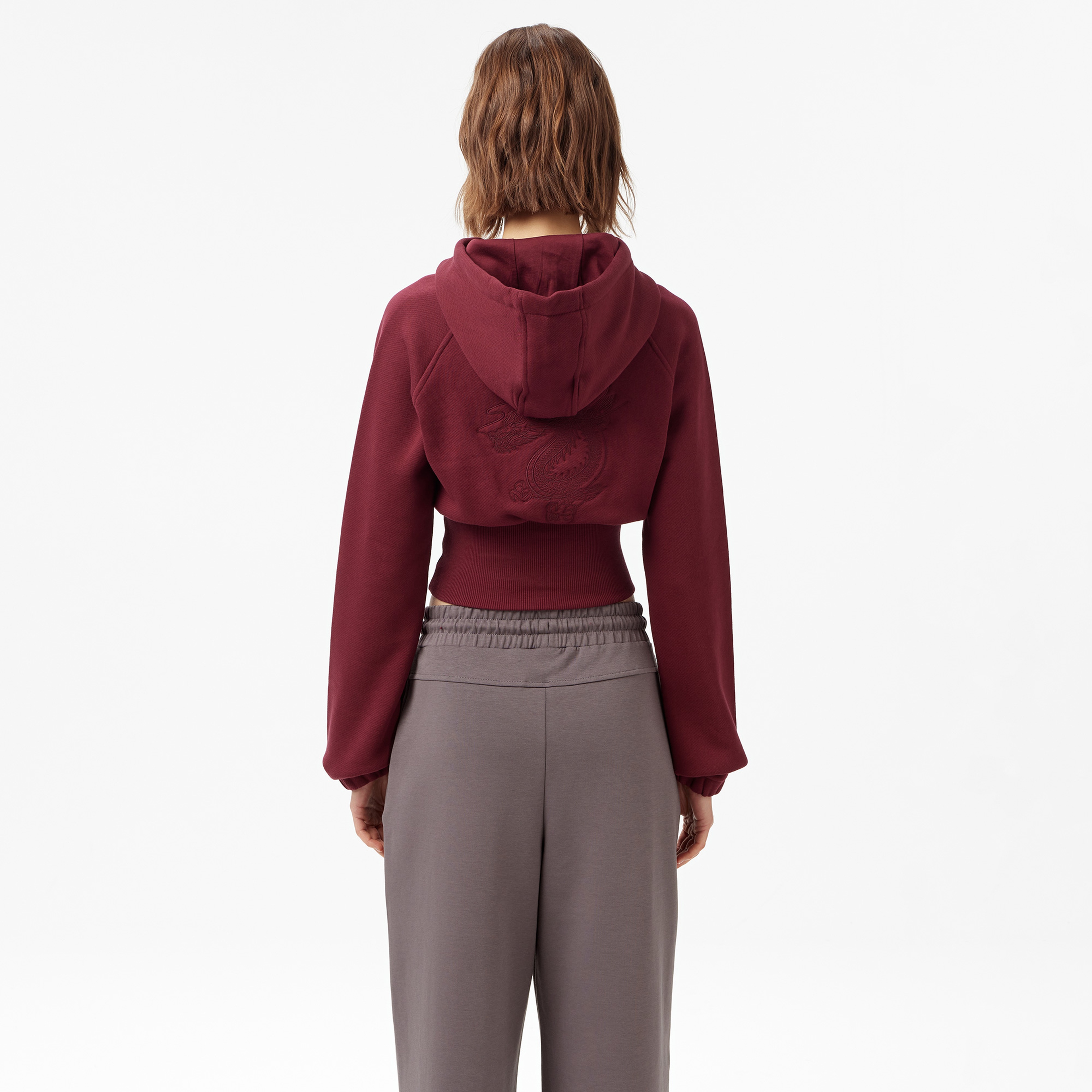 UNITED4 Classic Kadın Bordo Sweatshirt