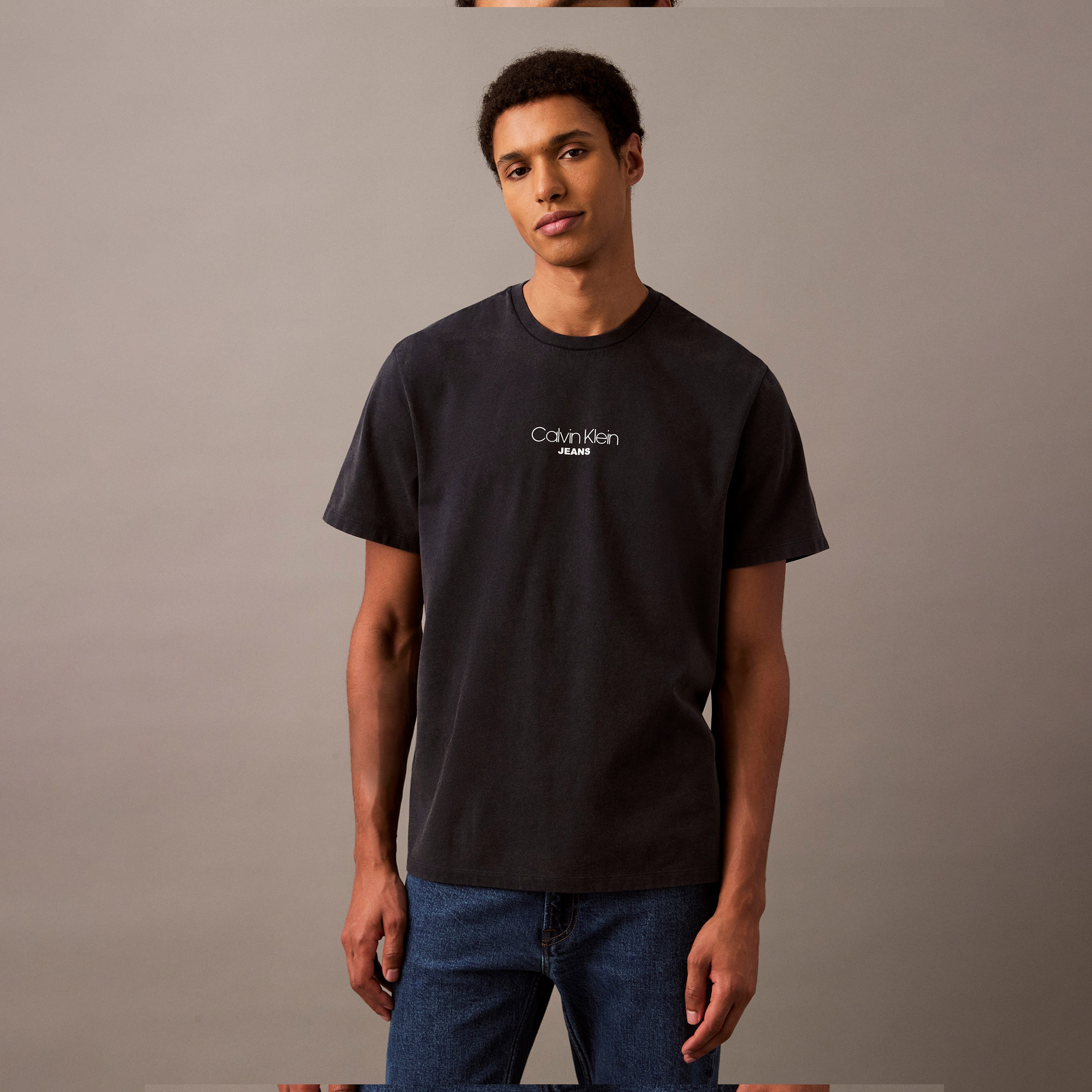 Calvin Klein Erkek Mavi T-Shirt