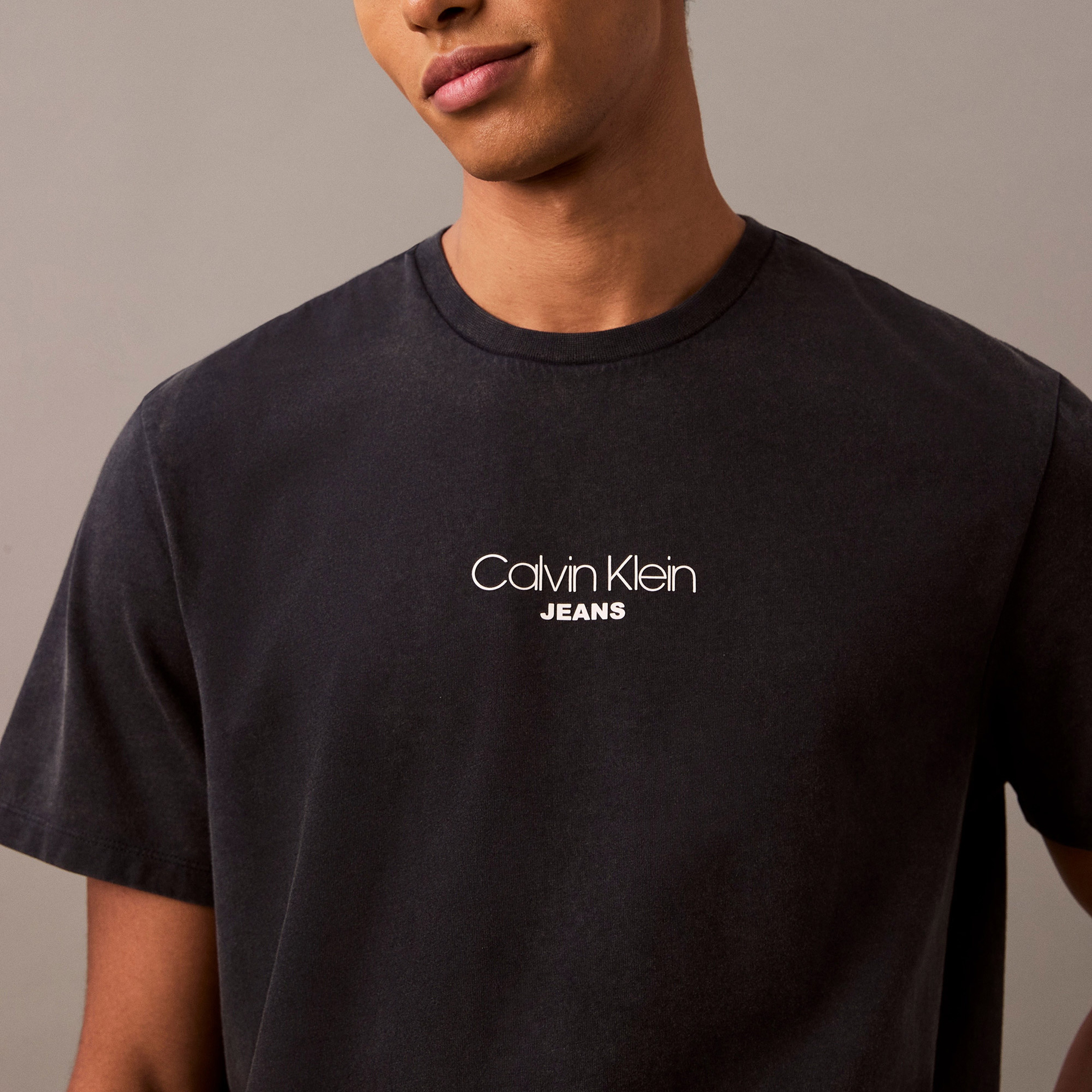 Calvin Klein Erkek Mavi T-Shirt