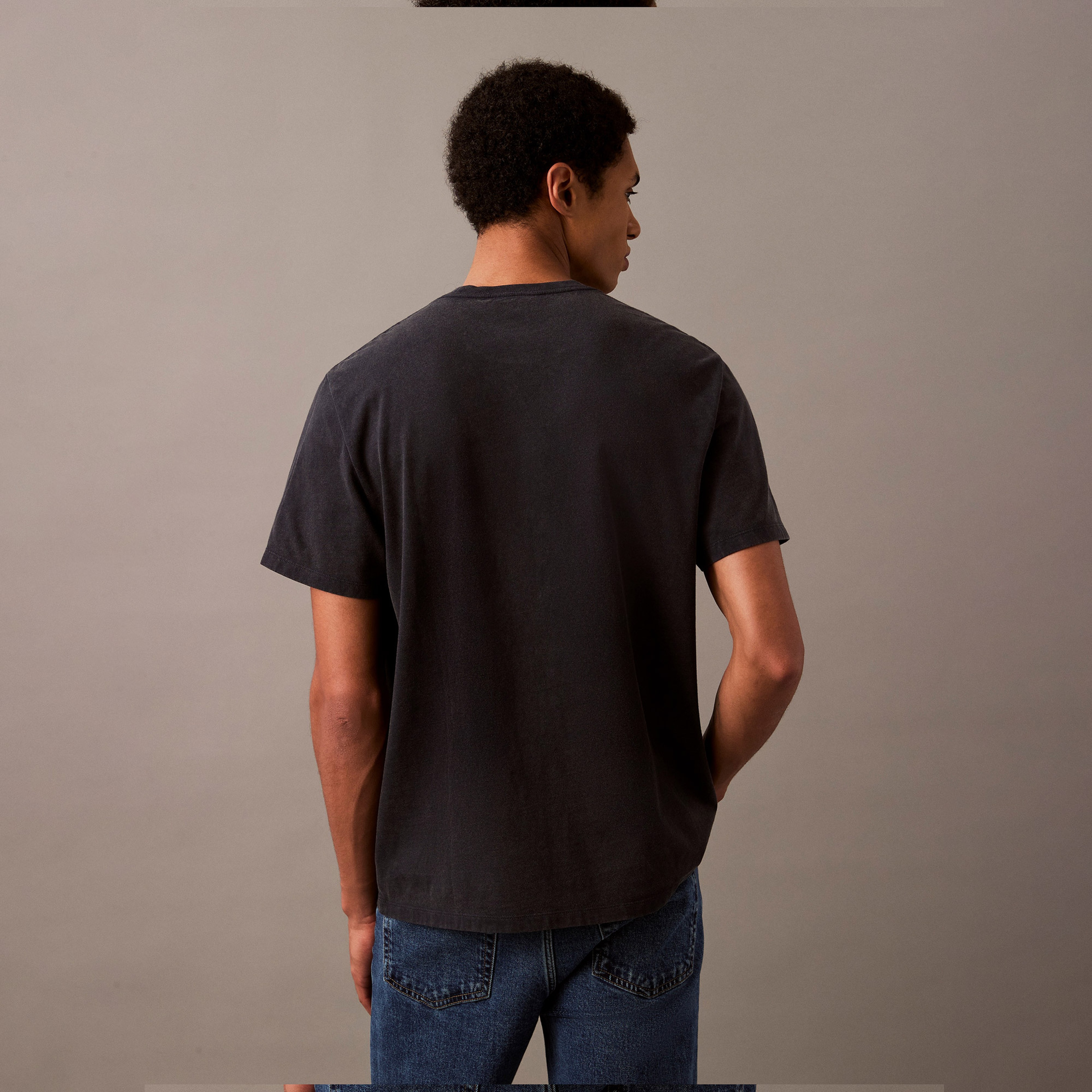 Calvin Klein Erkek Mavi T-Shirt