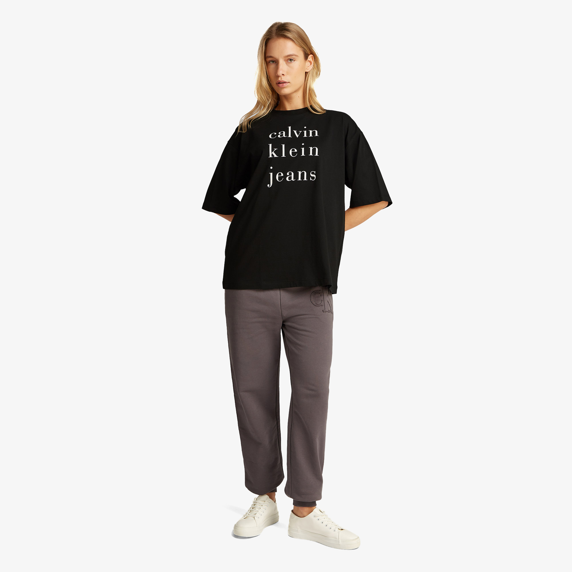 Calvin Klein Kadın Siyah T-Shirt