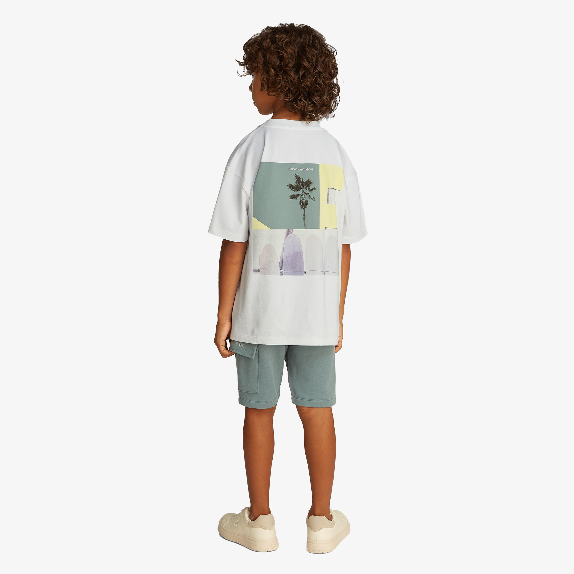 Calvin Klein Çocuk Beyaz T-Shirt