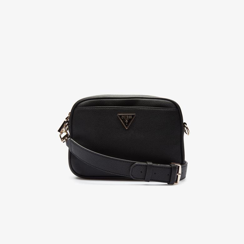 Guess Emiliya Girlfriend S Heritage Pop Cnvrtbl Camera Kadın Siyah Çapraz Çanta