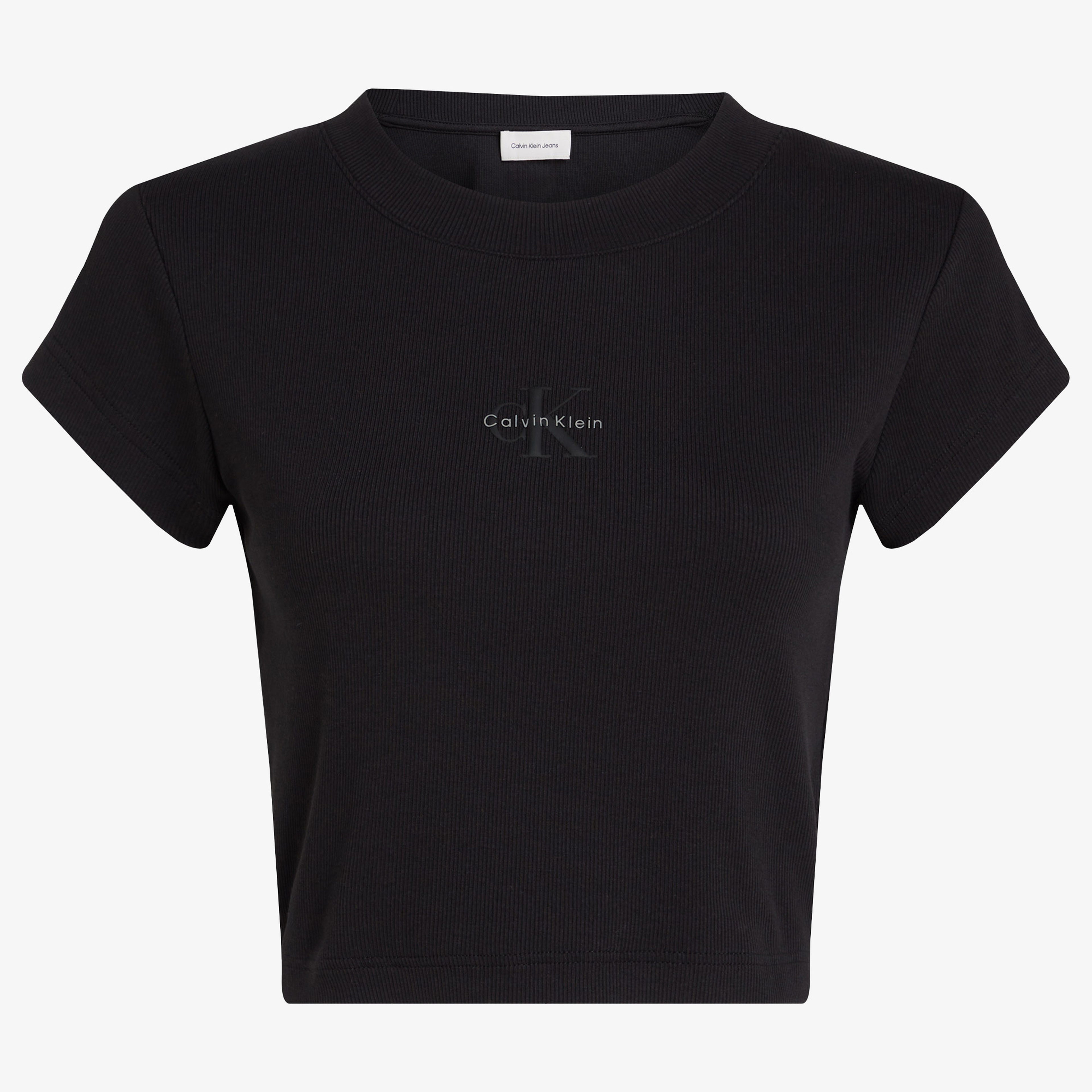 Calvin Klein Monogram Kadın Siyah T-Shirt