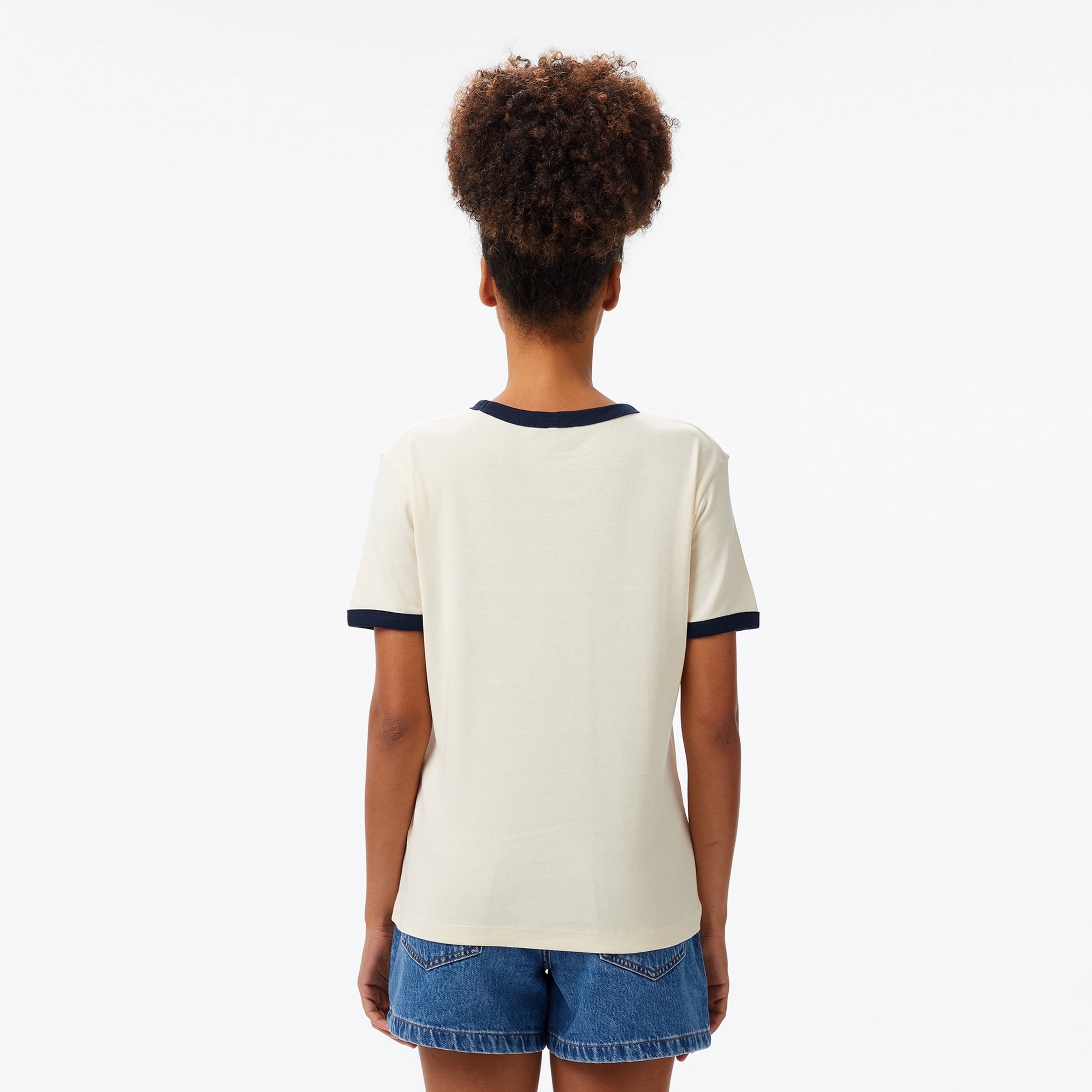Tommy Hilfiger Kadın Bej T-Shirt