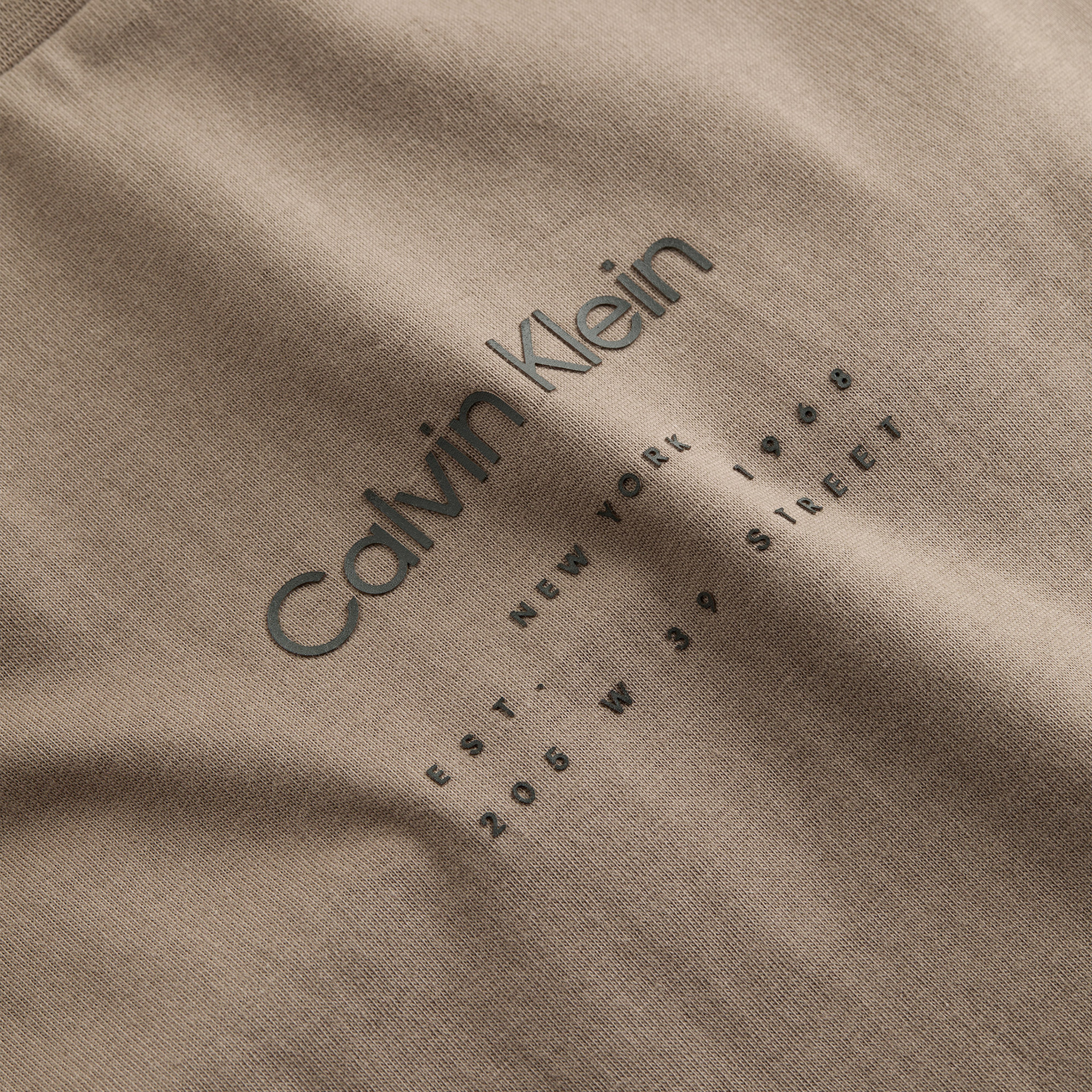 Calvin Klein Erkek Gri T-Shirt
