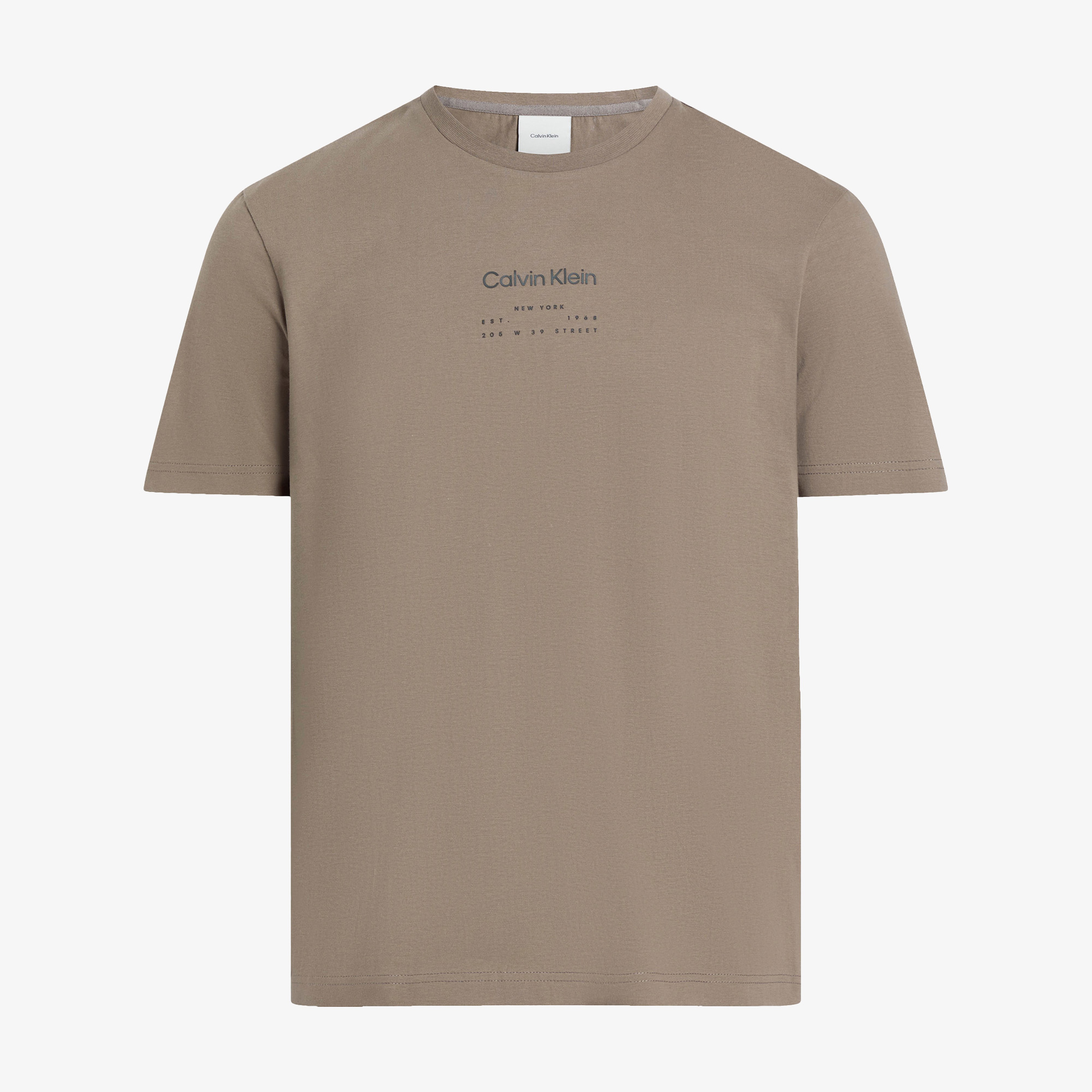 Calvin Klein Erkek Gri T-Shirt